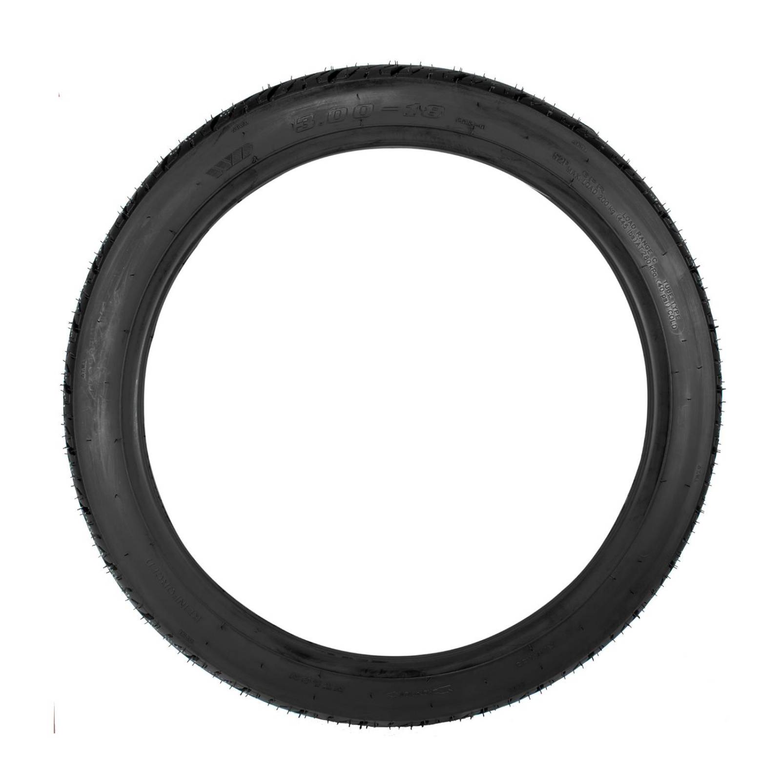 Llanta 3.00-18 para moto uso con camara 52P P6164 Motometa 