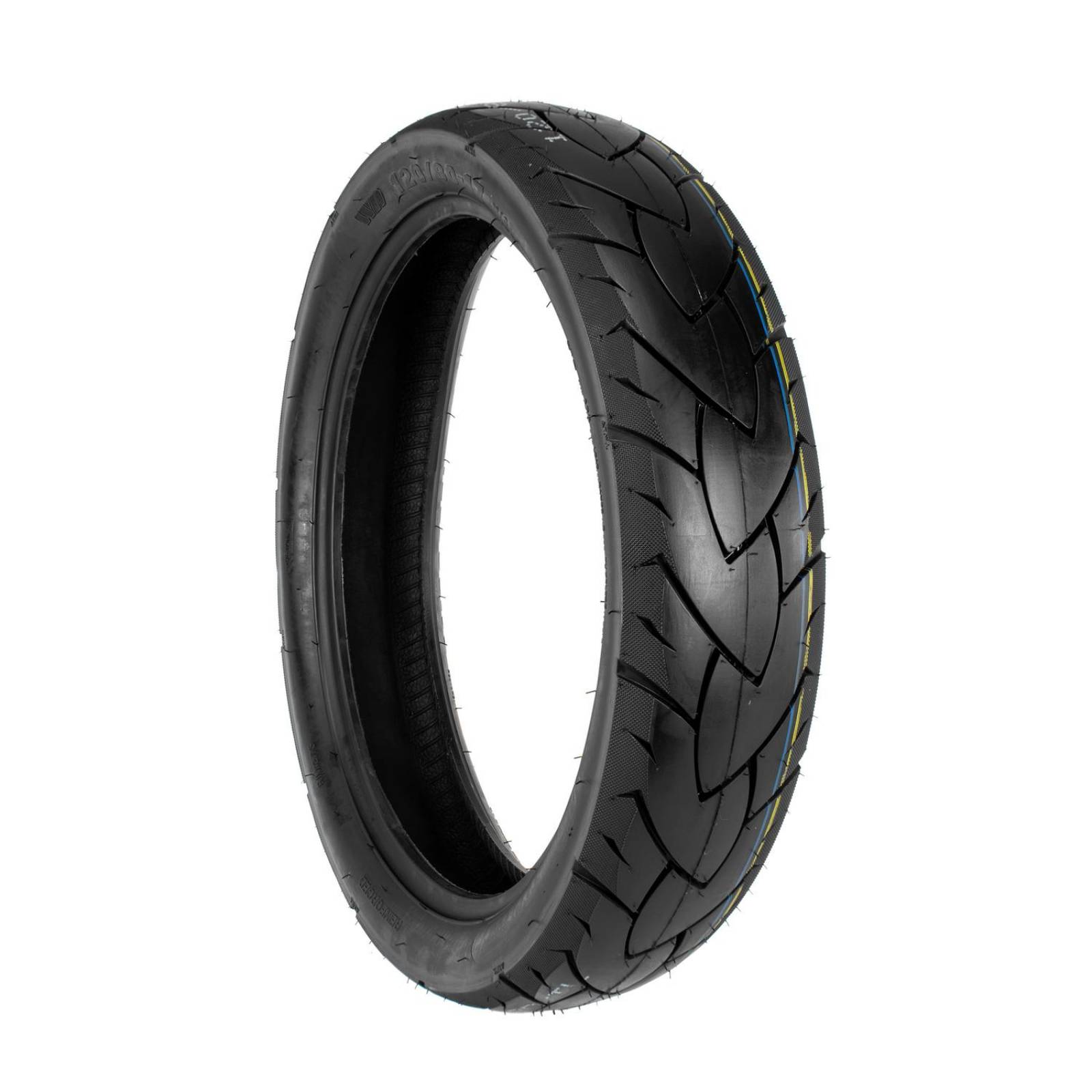 Llanta 120/80-17 para moto tubeless 67S P6210 Motometa 