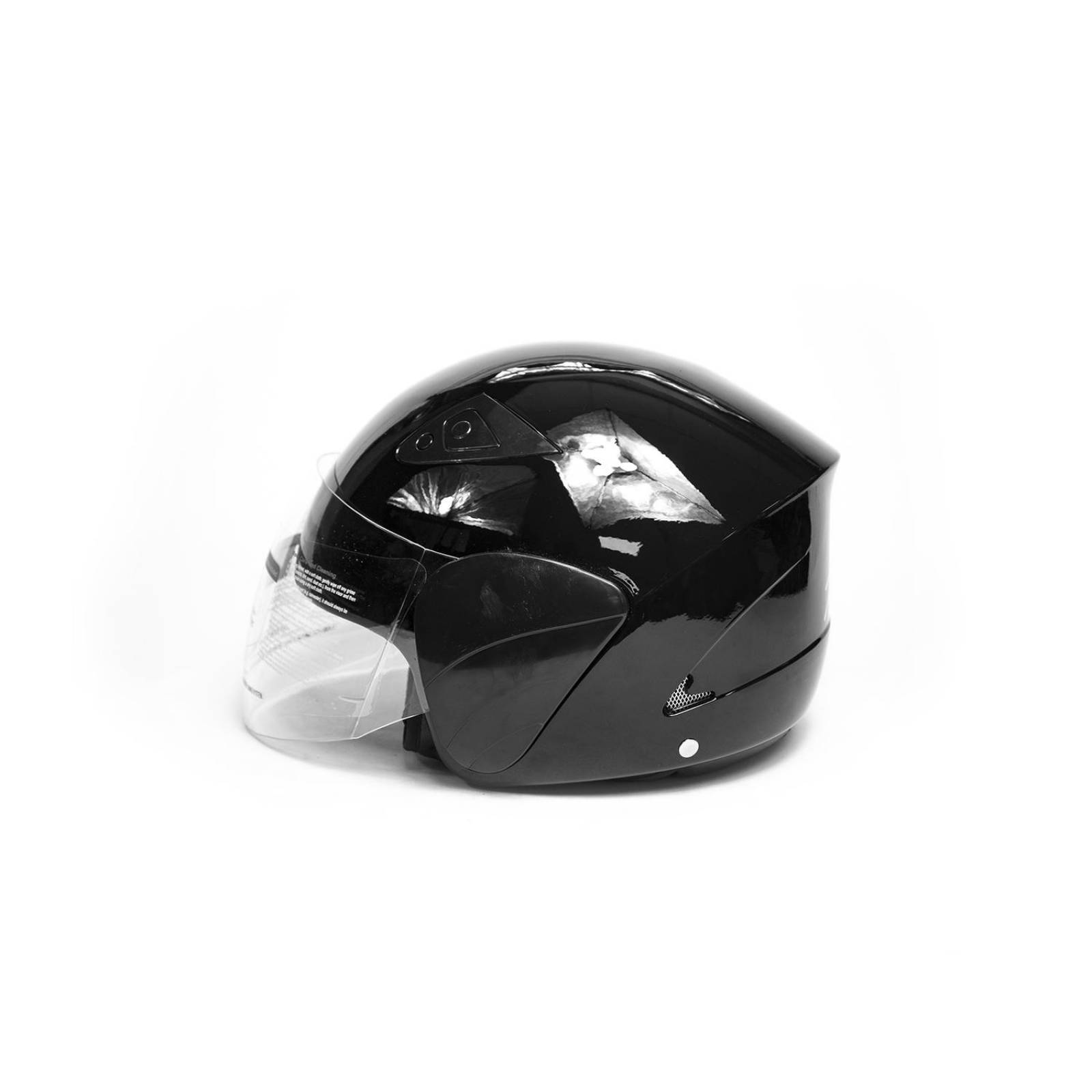 Casco Moto Abierto Jet 3/4 K-55 Talla L Negro Kinlley 