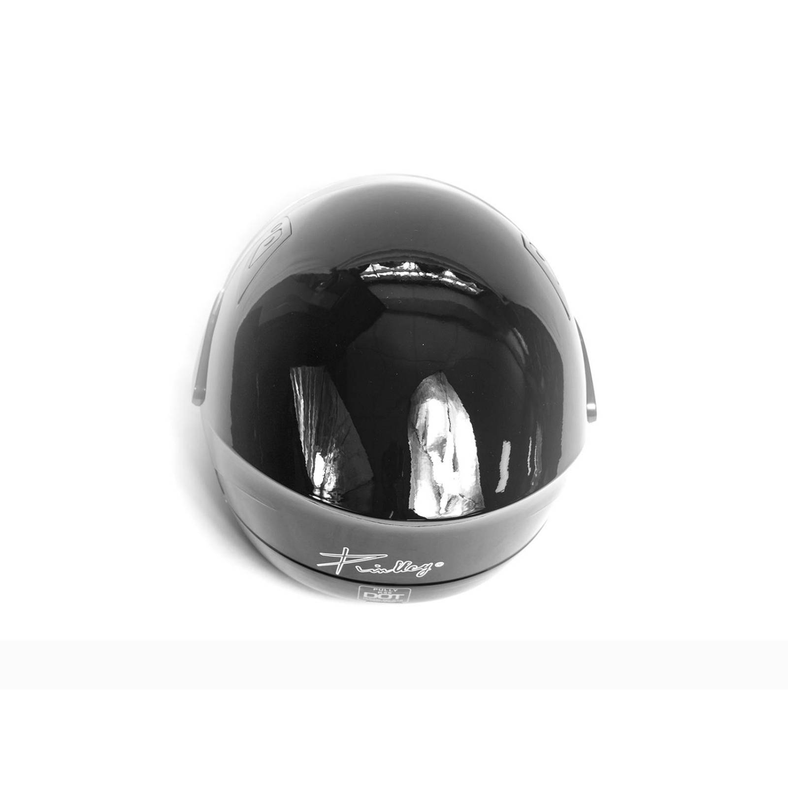 Casco Moto Abierto Jet 3/4 K-55 Talla L Negro Kinlley 