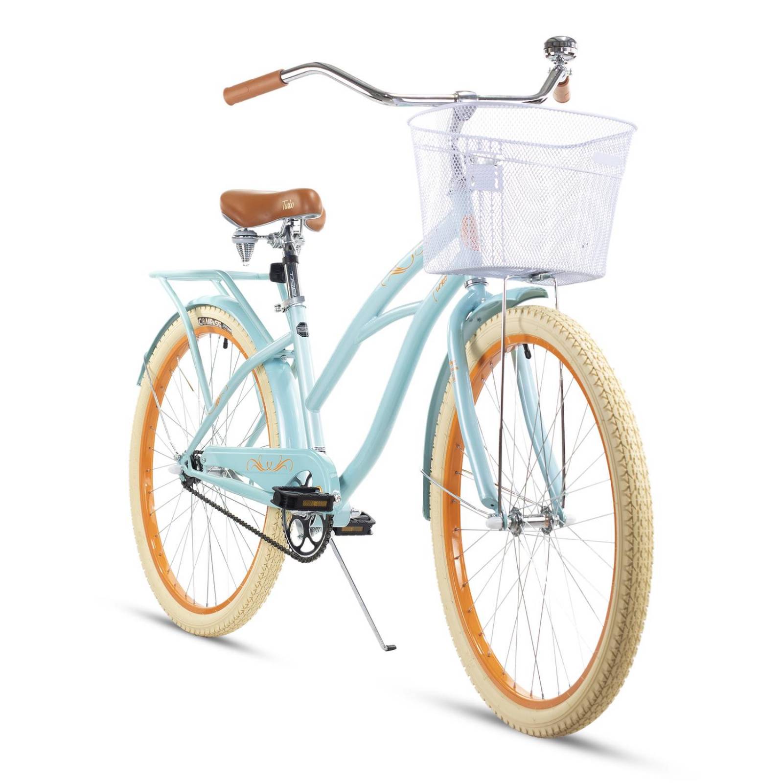Bicicleta R26 para mujer Urbana Bali Azul Celeste Turbo 