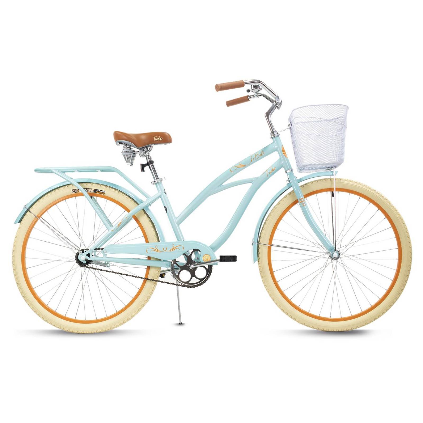 Bicicleta R26 para mujer Urbana Bali Azul Celeste Turbo 