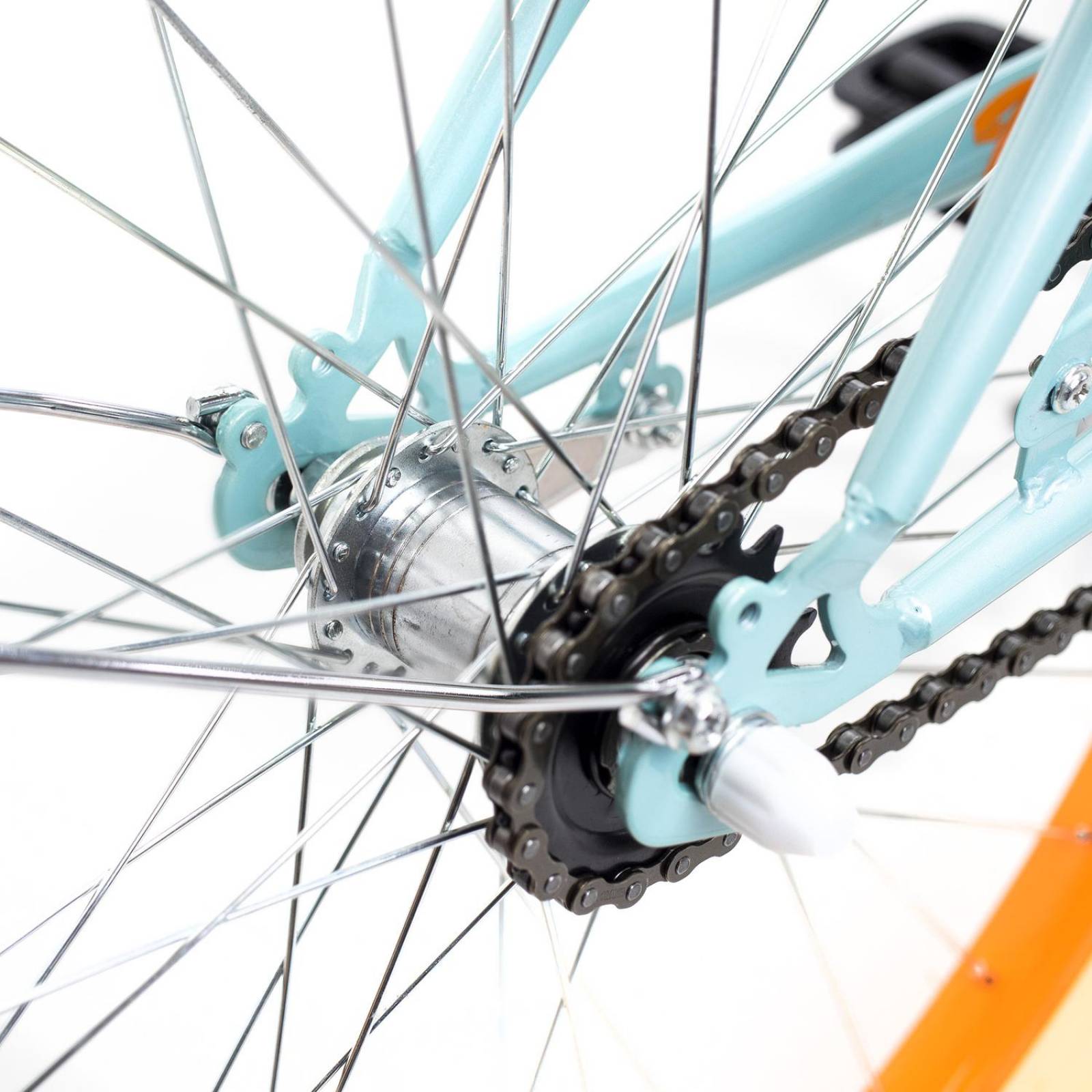 Bicicleta R26 para mujer Urbana Bali Azul Celeste Turbo 