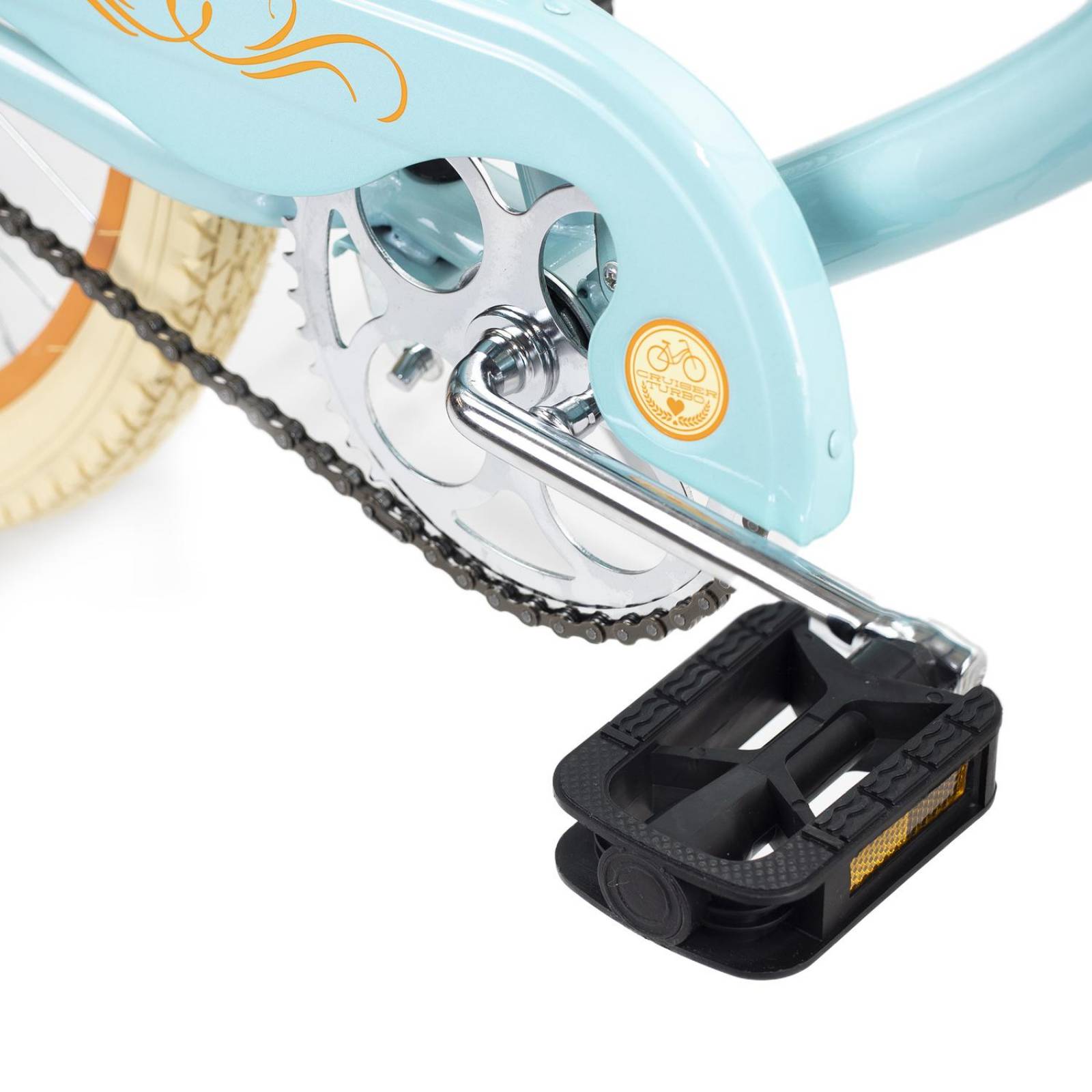 Bicicleta R26 para mujer Urbana Bali Azul Celeste Turbo 