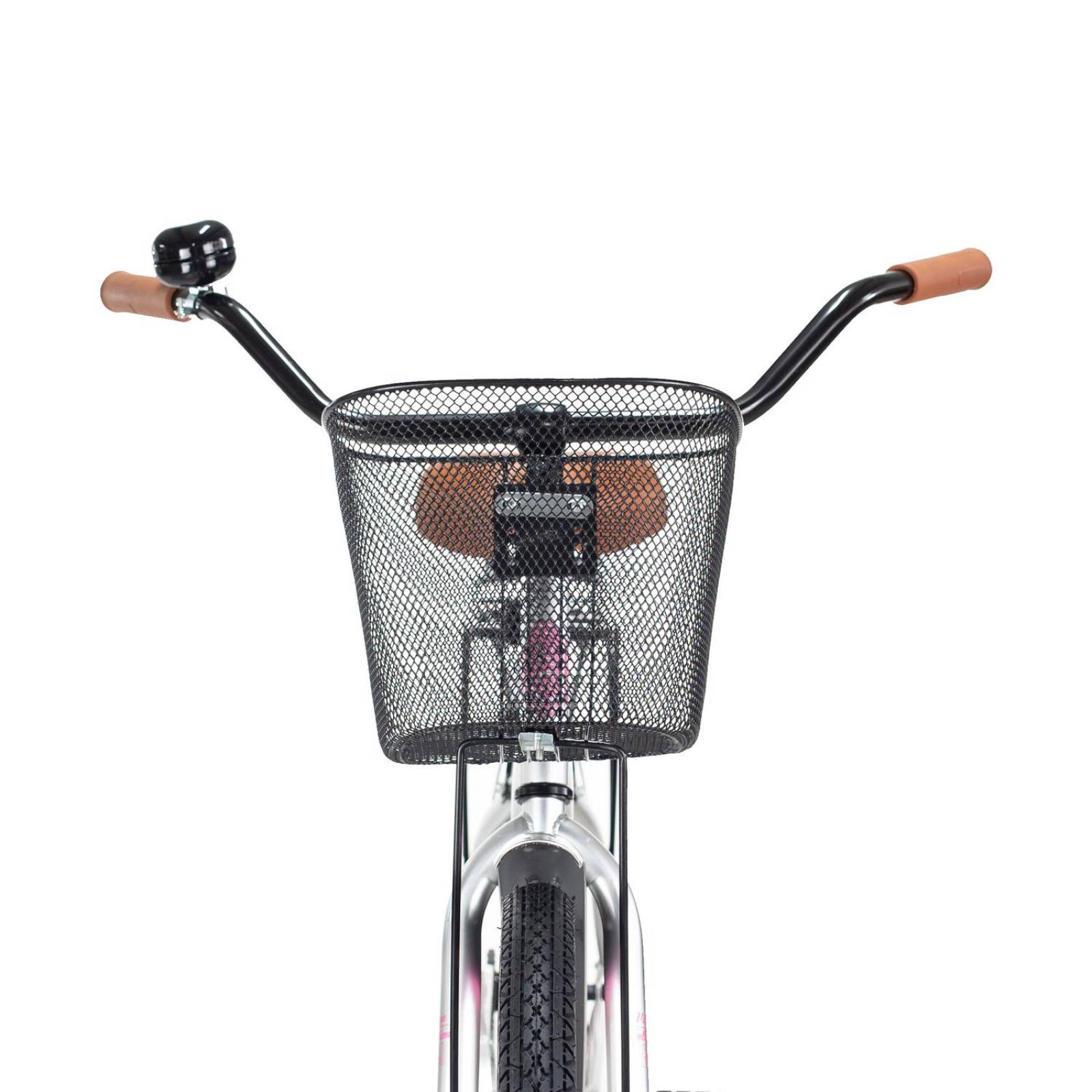 Bicicleta R24 para mujer urbana acapulco plata Turbo 