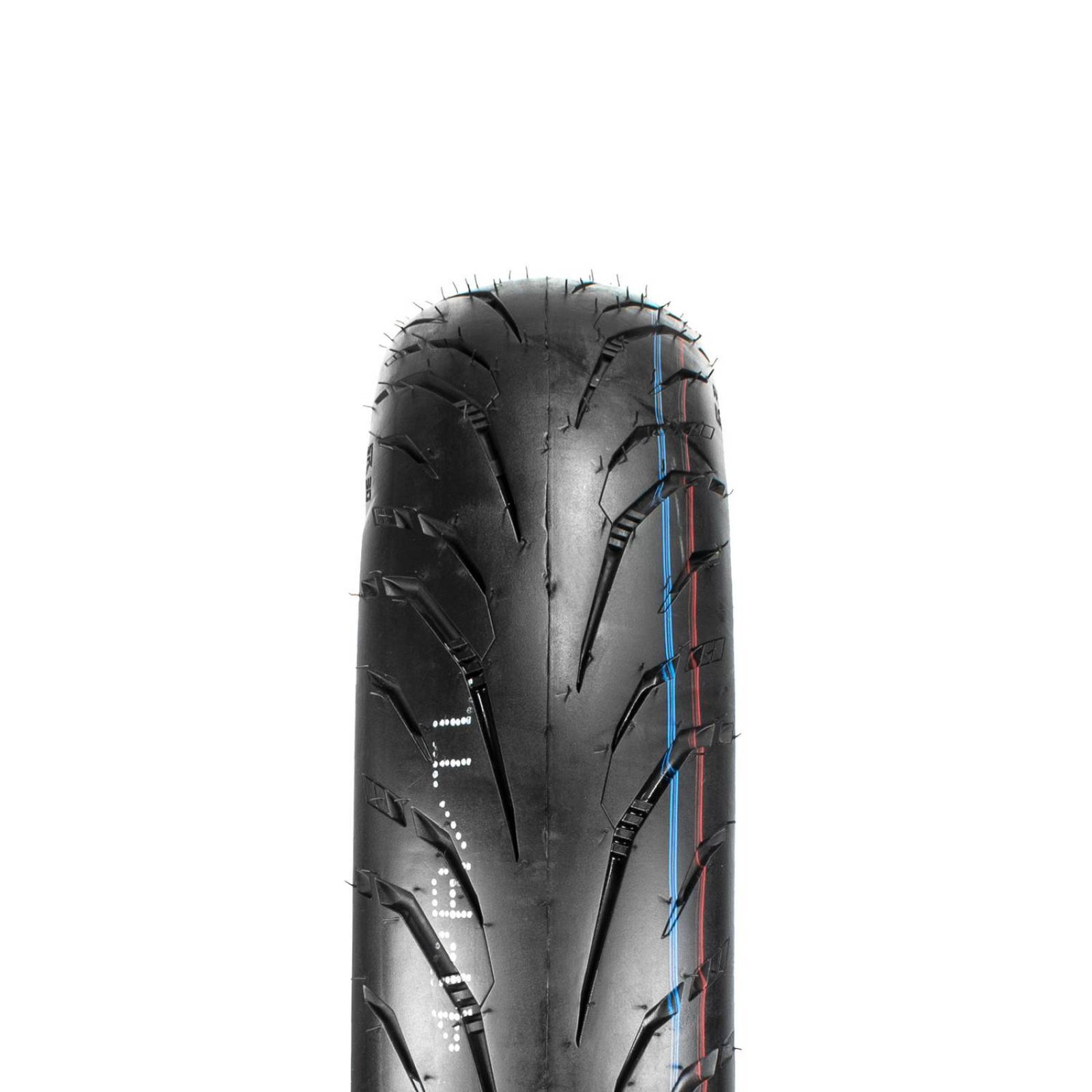 Llanta 110/70-17 para moto tubeless 54S 4PR SR30 Motometa 