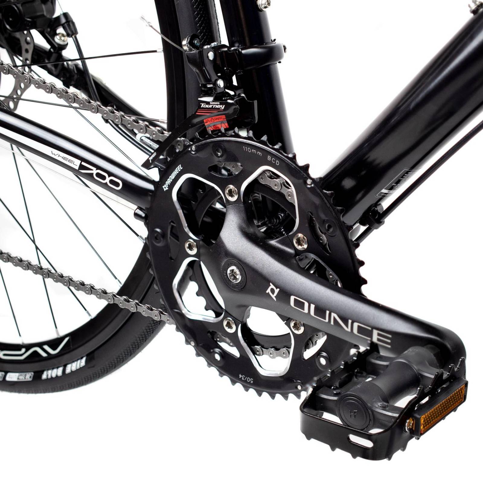 Bicicleta Ruta R700 Turbo Technik 14v Aluminio Disco Negro 