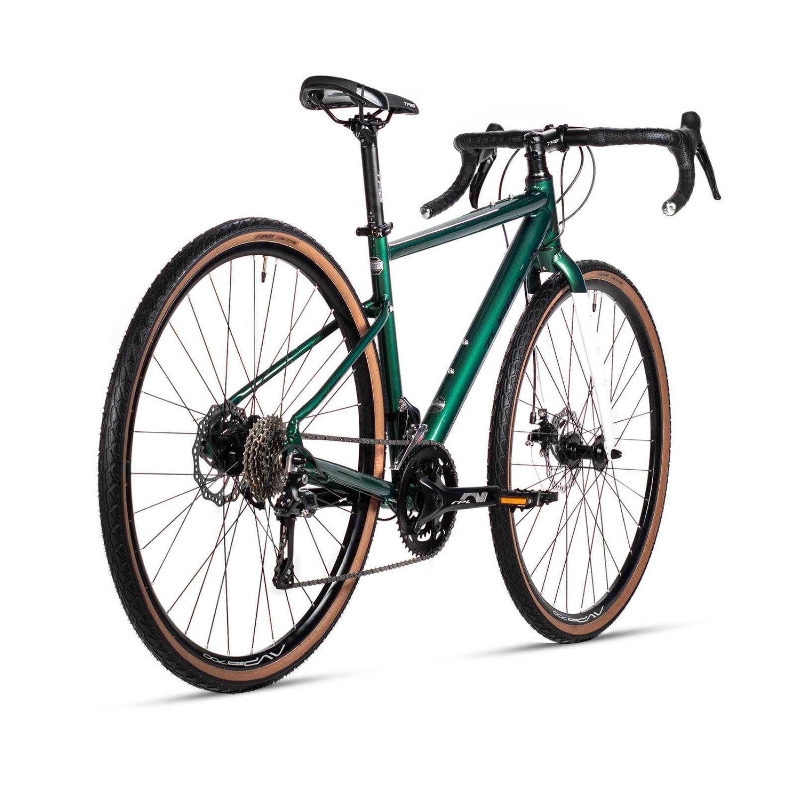 Bicicleta 700c Turbo Gravel Sherpa 18v Disco Verde 