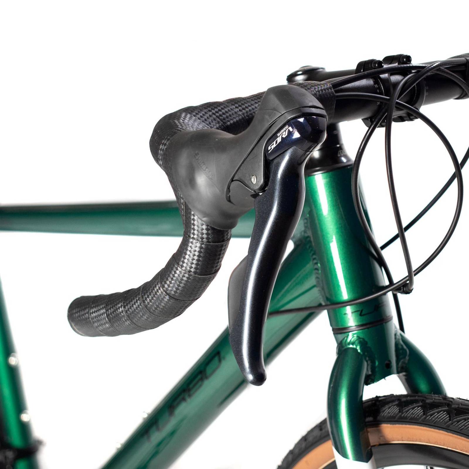 Bicicleta 700c Turbo Gravel Sherpa 18v Disco Verde 