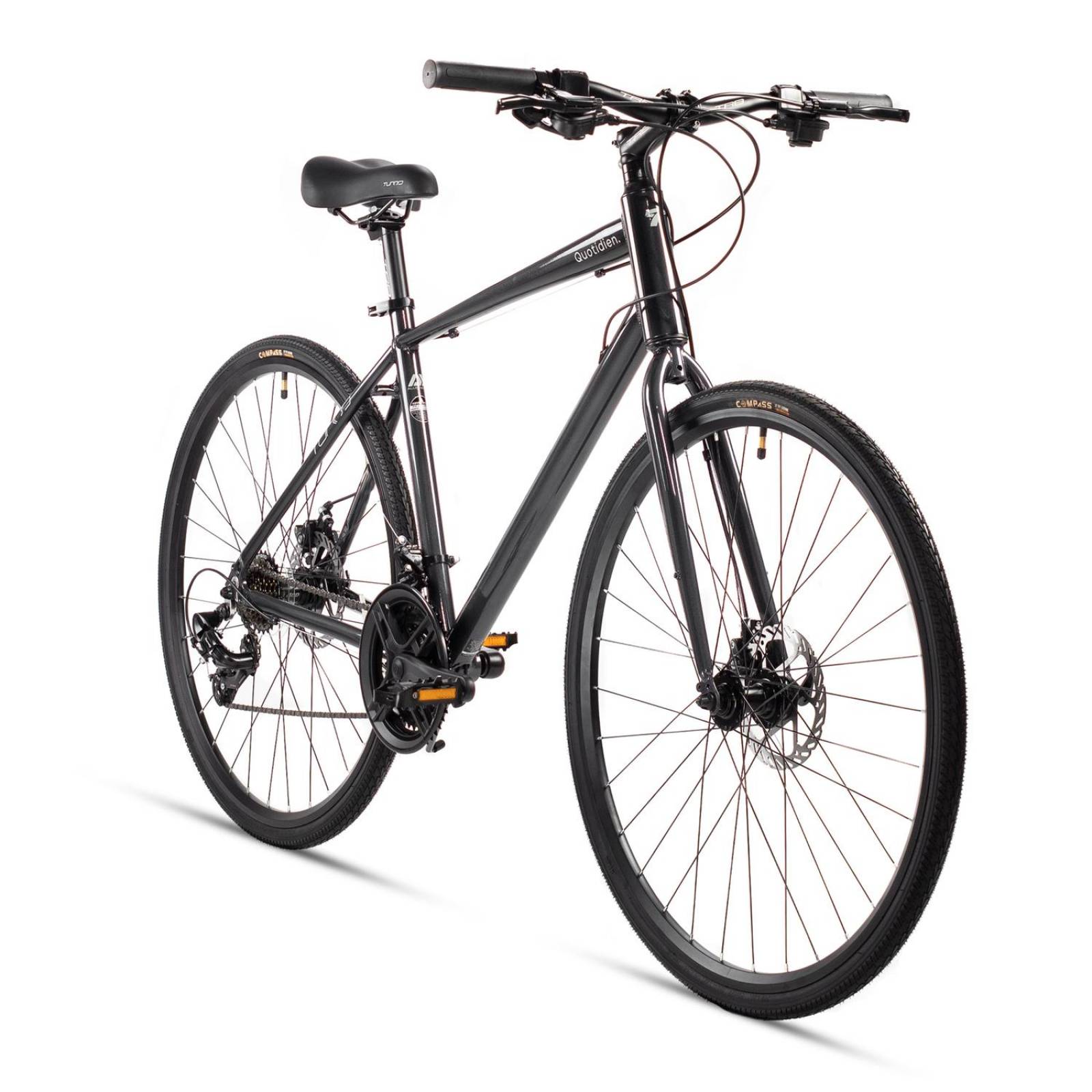 Bicicleta 700c Turbo Urban Quotidien 21v Disco Gris 