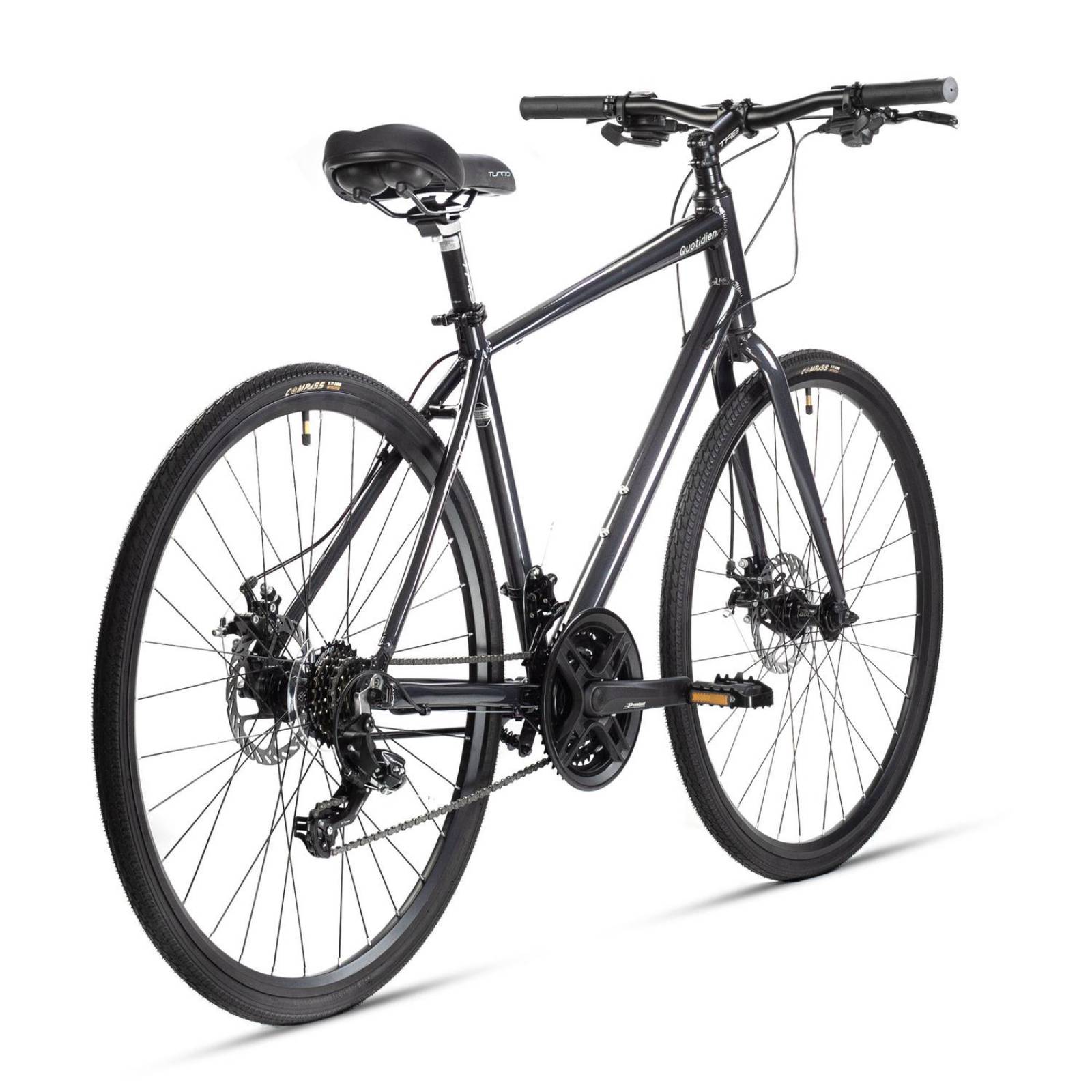 Bicicleta 700c Turbo Urban Quotidien 21v Disco Gris 