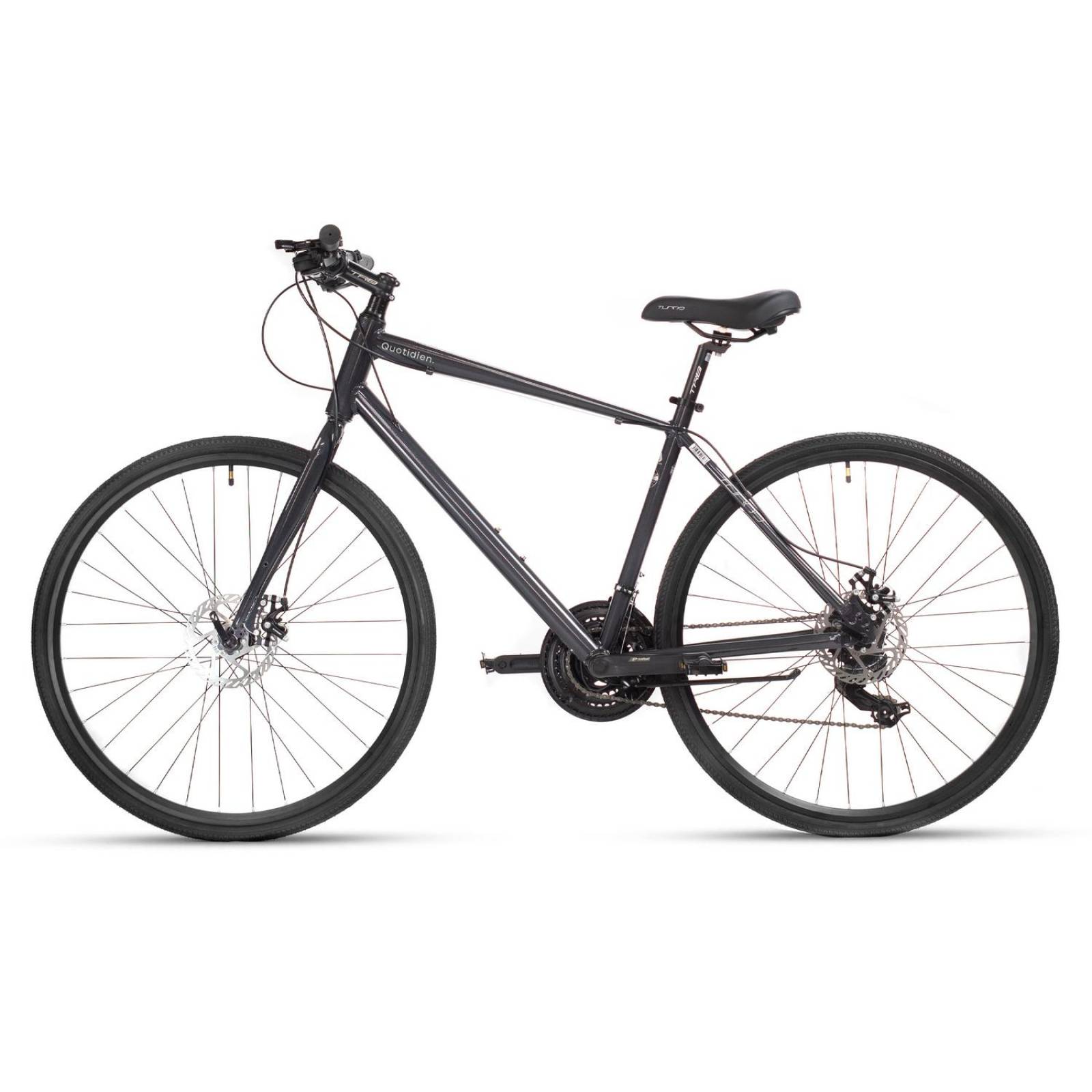 Bicicleta 700c Turbo Urban Quotidien 21v Disco Gris 