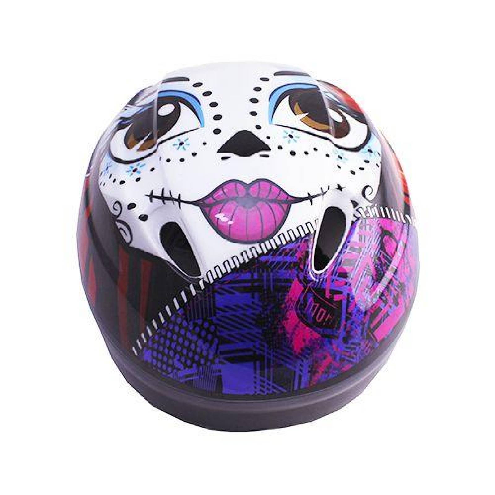 Casco infantil de Monster High con Rodilleras y Coderas 