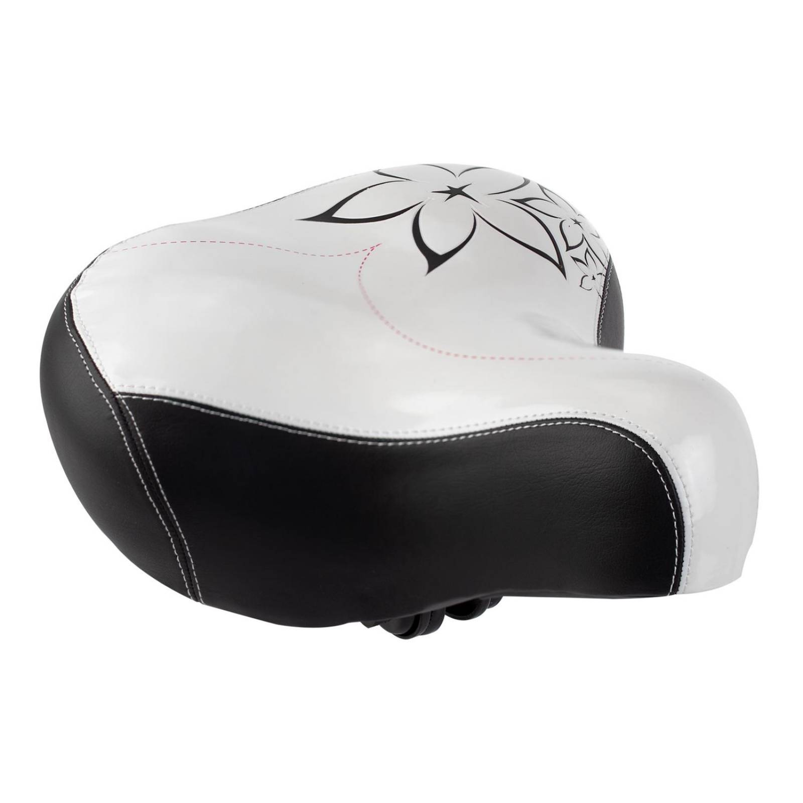 Asiento bicicleta mujer city bike blanco WL-6002-55 VEALEN 