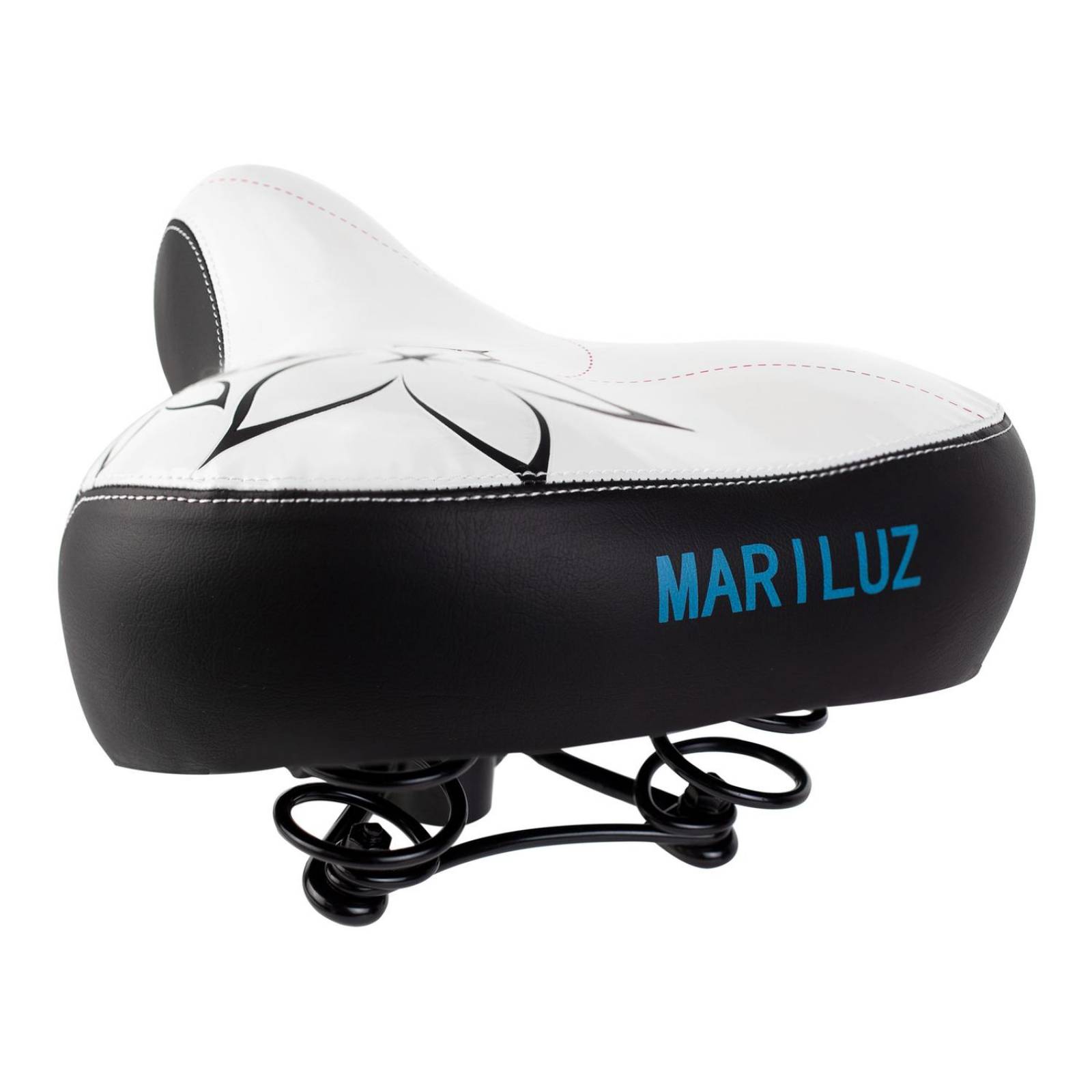 Asiento bicicleta mujer city bike blanco WL-6002-55 VEALEN 