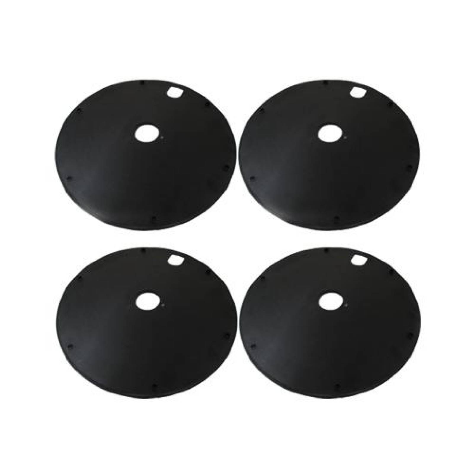 Juego De Tapas Para Rin 20 Negro 20 4 Piezas