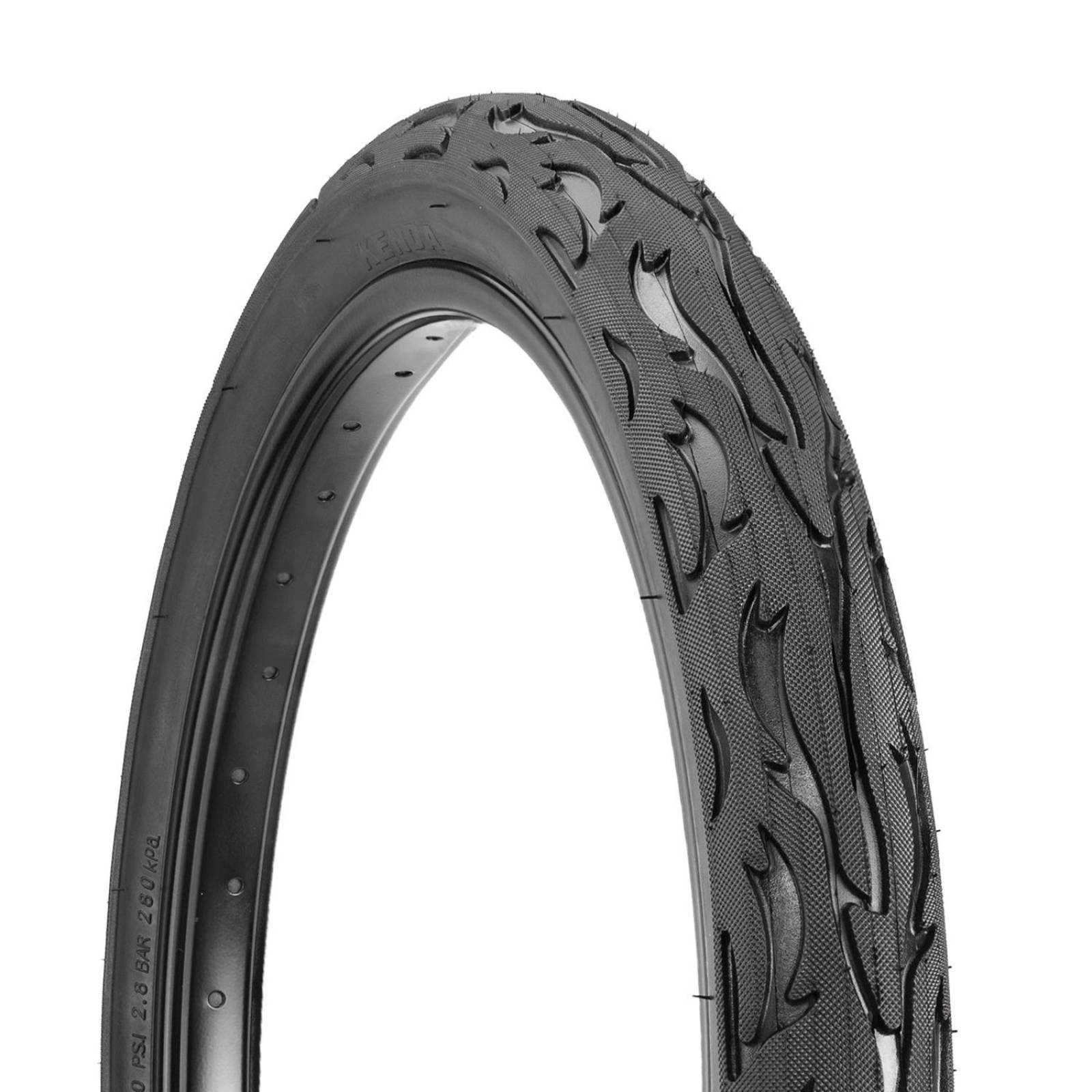 Llanta para bicicleta R20 x2.10 negra Flame K1008 Kenda 