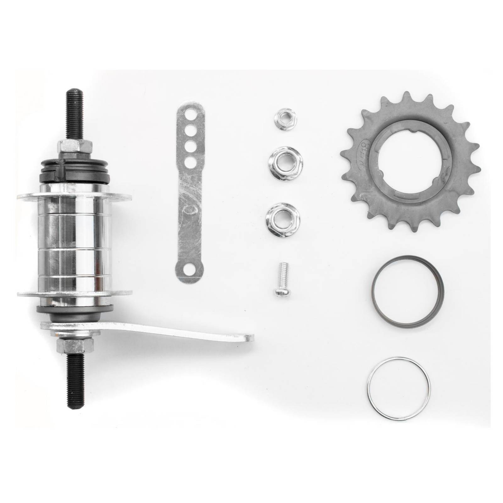 Maza contrapedal 36 H 12G eje 3/8 18 dientes 167mm Histop 