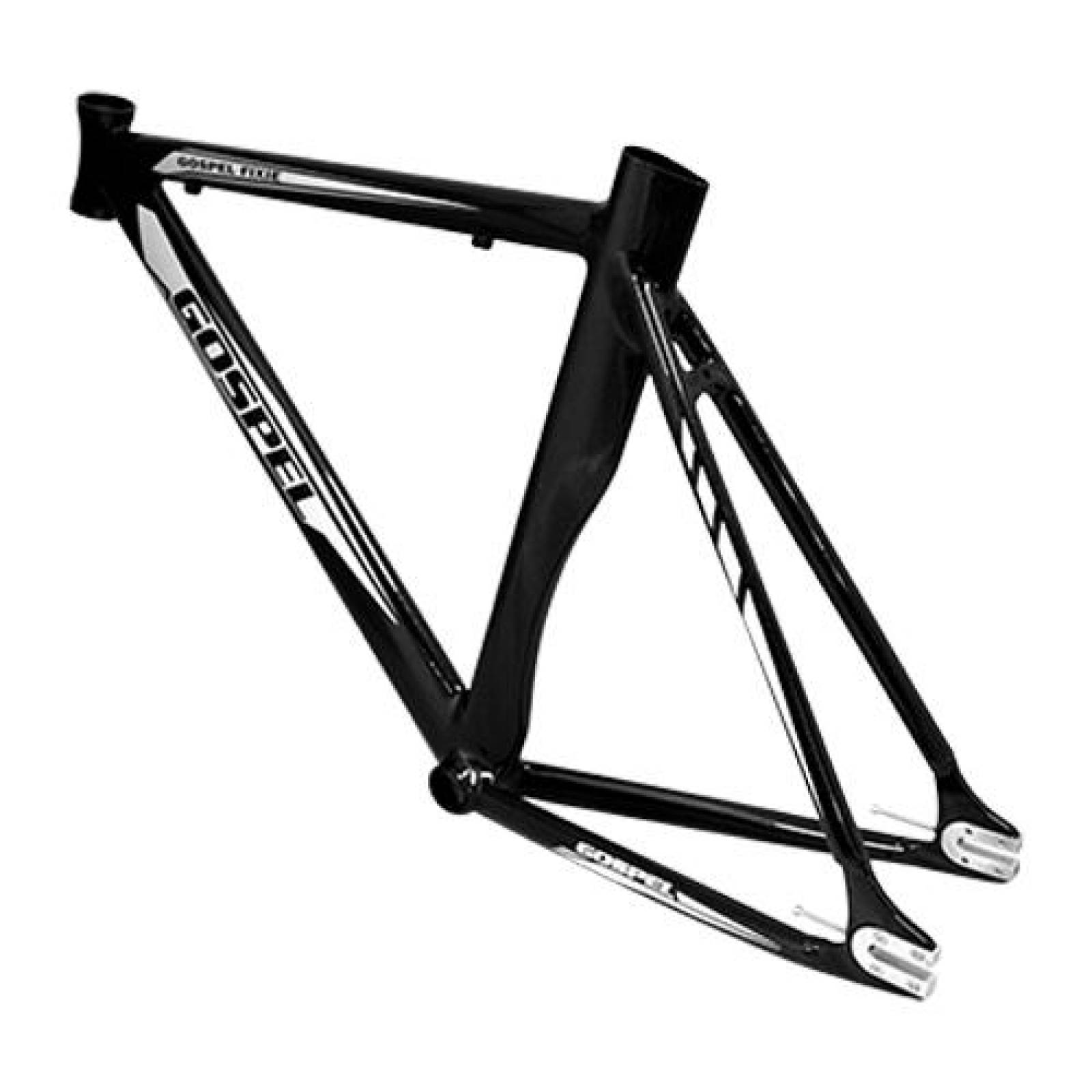 Cuadro De Aluminio 700c Fixie Negro Gospel 