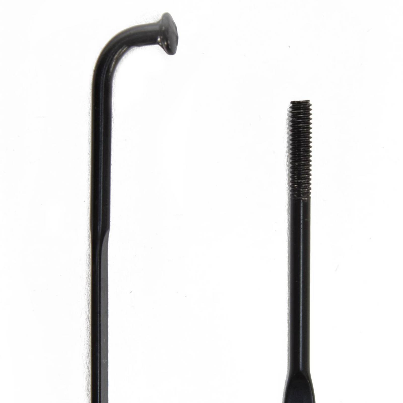 Rayos 14gx237mm Con Niple Flat Negros Para 26 Aero 