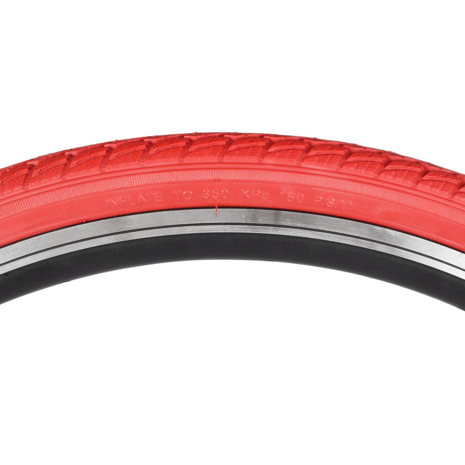 Llanta para bicicleta R26 x1.50 roja 30/50 PSI HY007 Nyco 