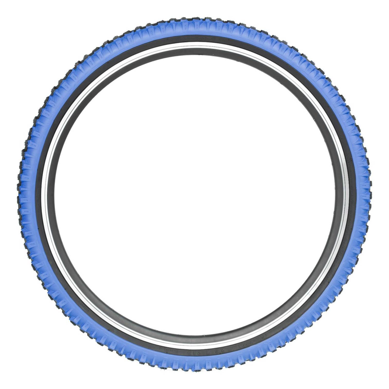 Llanta para bicicleta R26 x2.10 negra azul payaso K816 Kenda