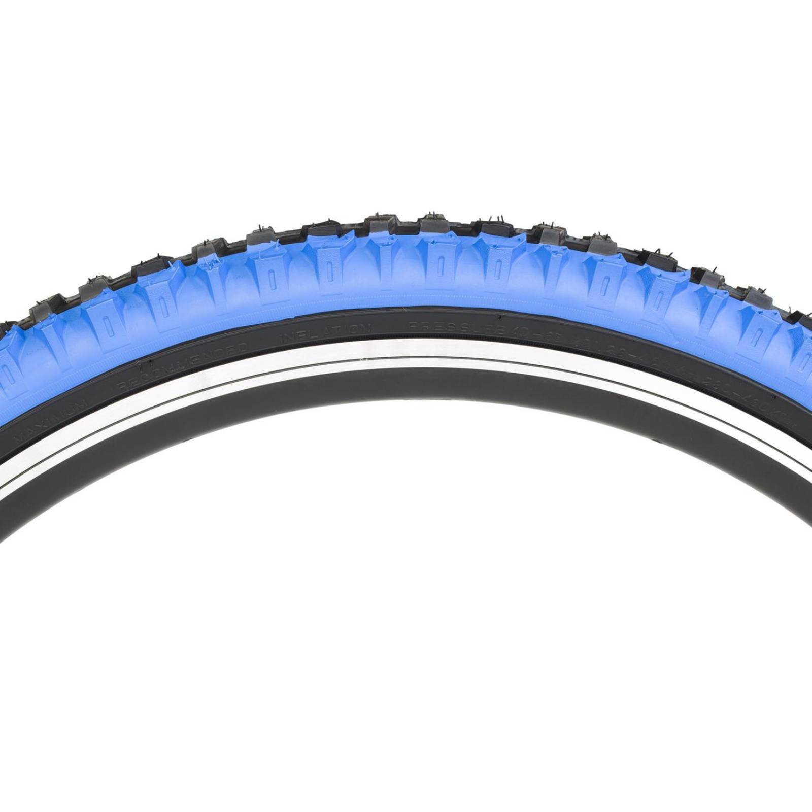 Llanta para bicicleta R26 x2.10 negra azul payaso K816 Kenda
