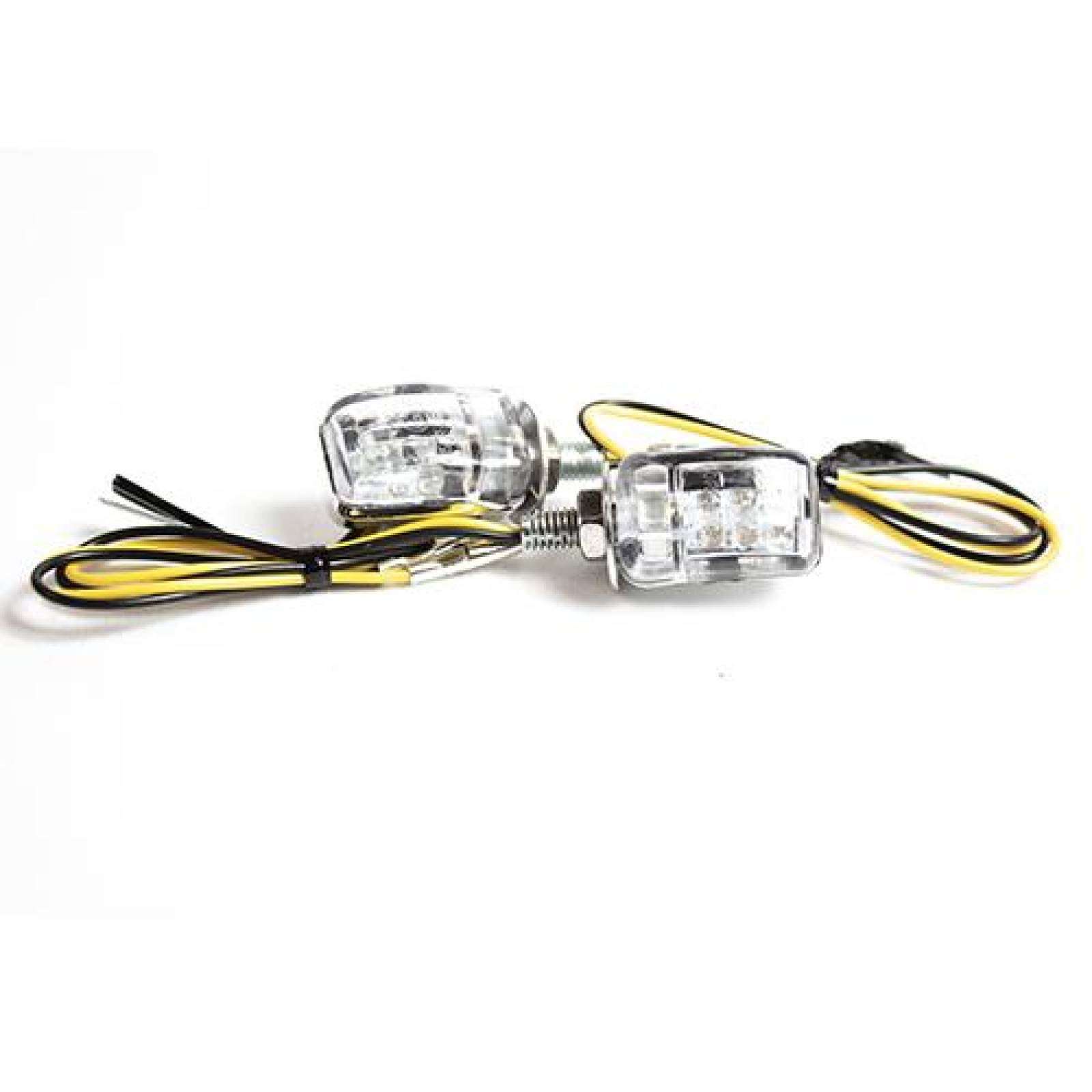 Direccionales Motocicleta 6 Led M1021 Cromado 