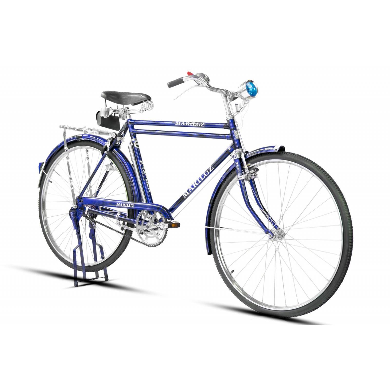 Bicicleta R 28 turismo azul equipada 