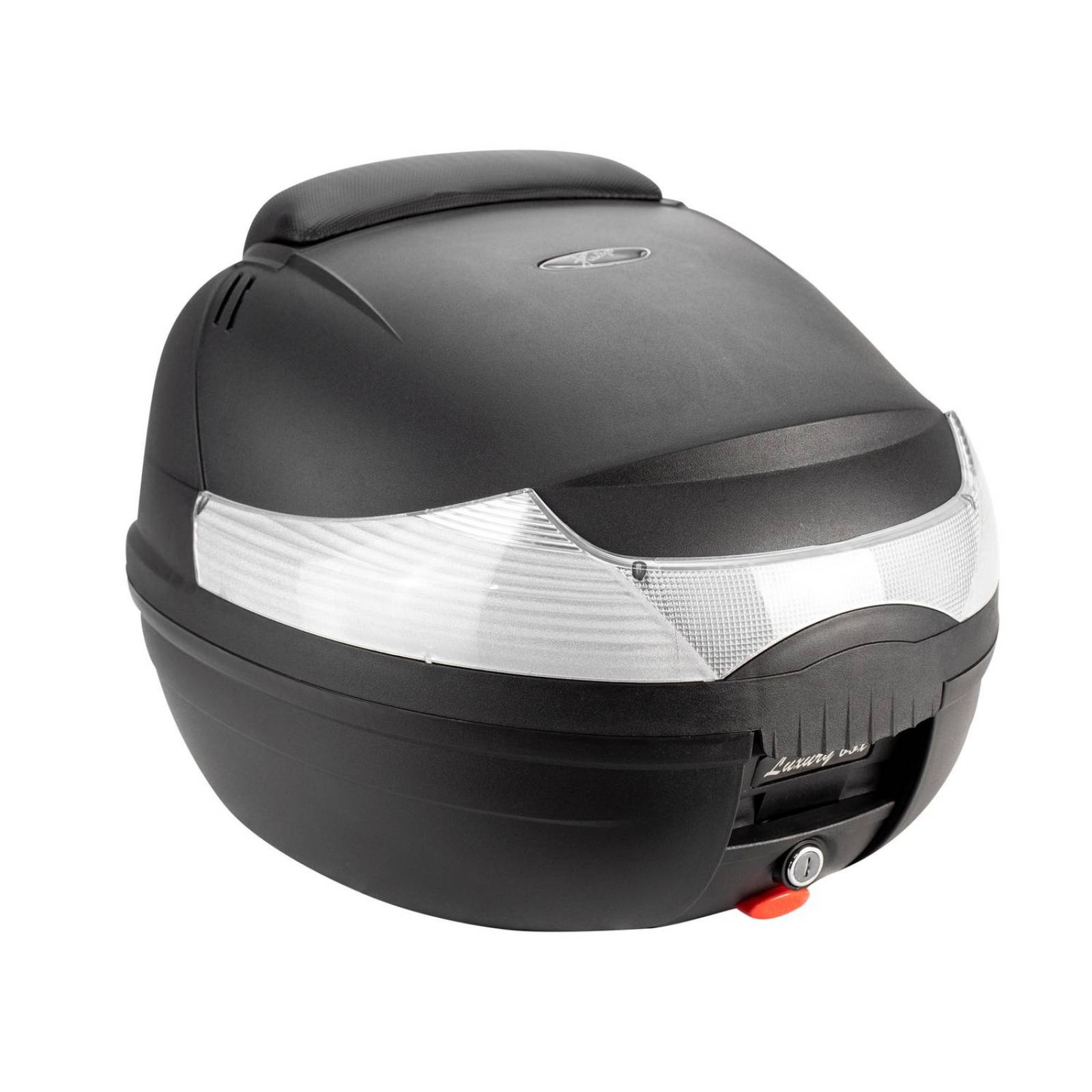 Caja porta equipaje para motocicleta 33L con respaldo Kinlley 