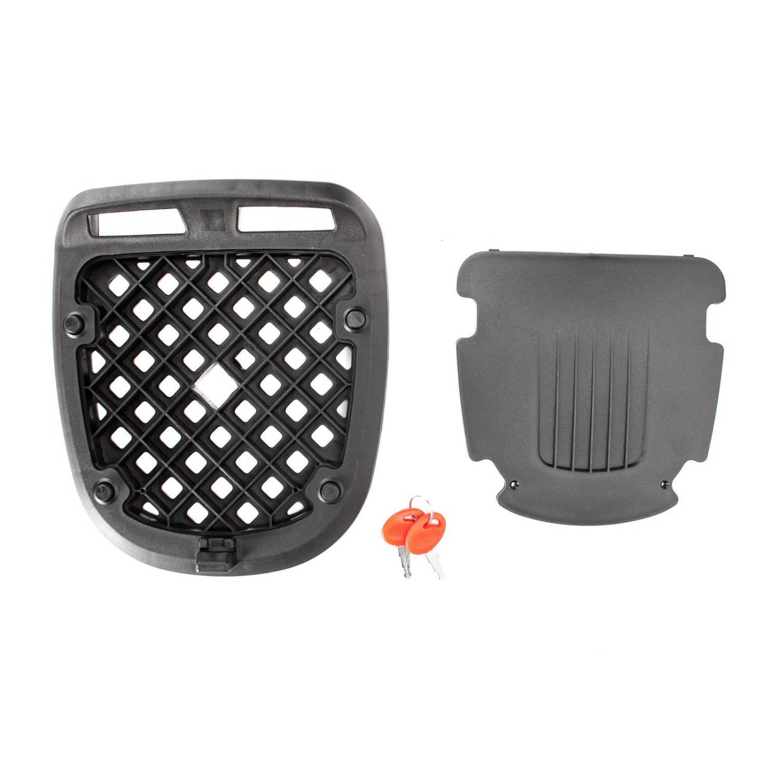 Caja porta equipaje para motocicleta 33L con respaldo Kinlley 