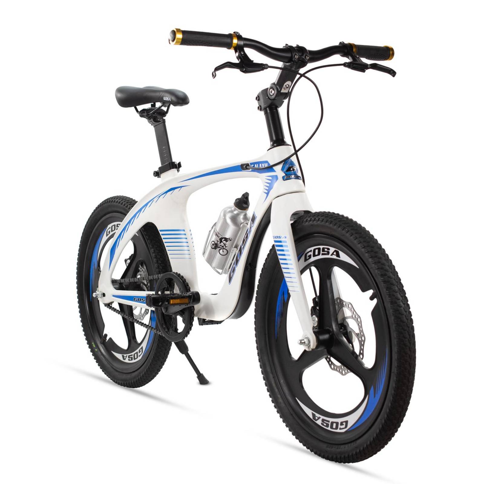 Bicicleta Infantil para Niño R20 GX Galaxy Blanco Azul Gosa