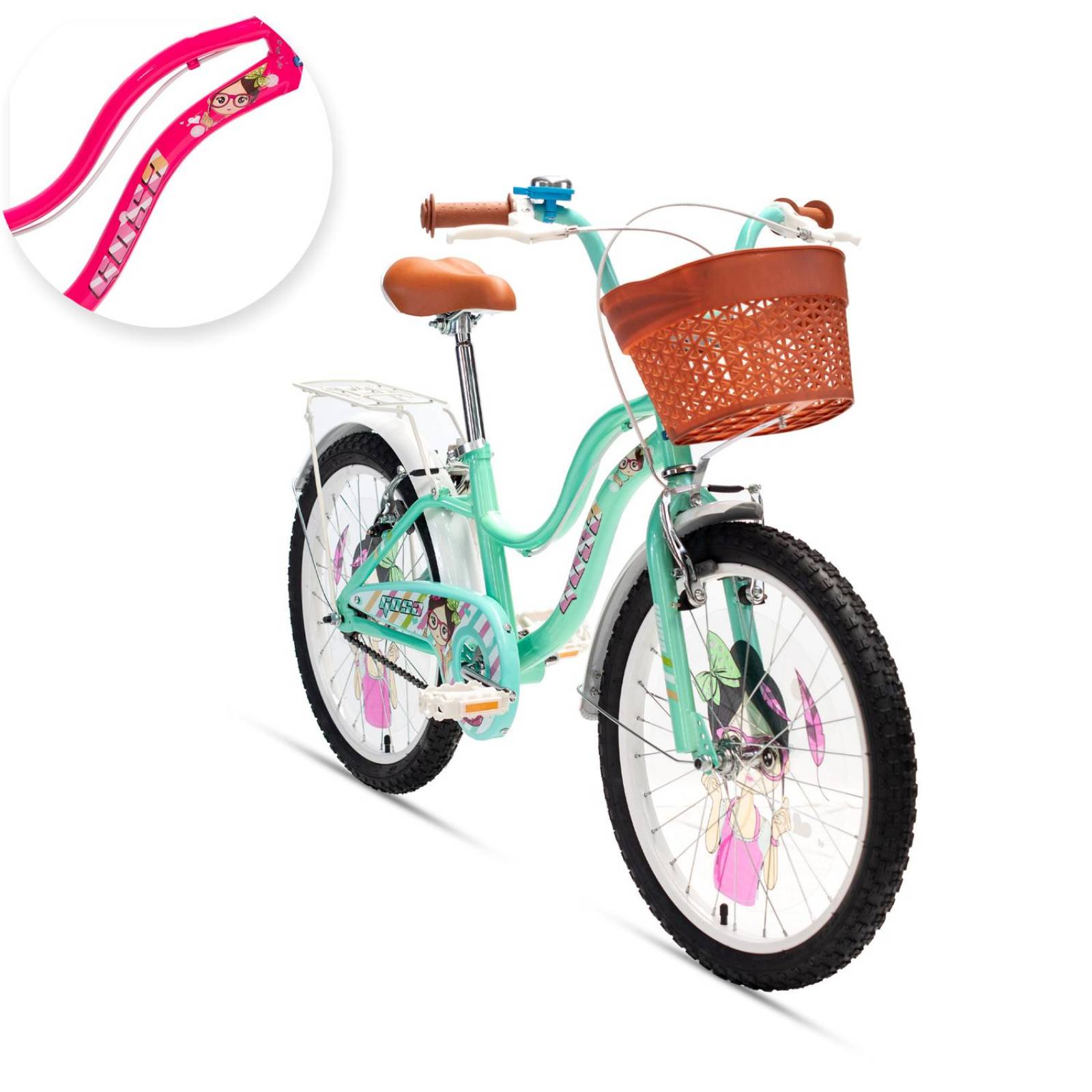 Bicicleta para Niña Infantil Rodada 20 Sandy Gosa 