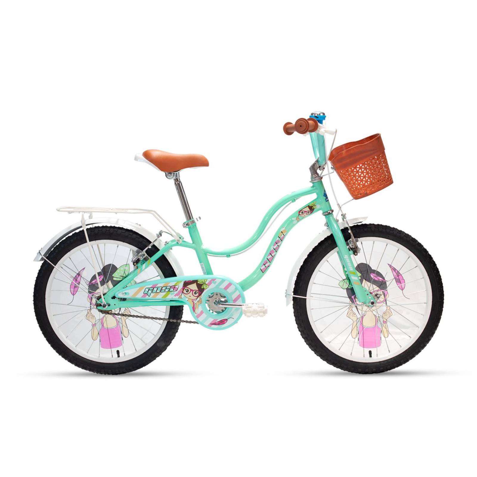 Bicicleta Infantil Mercurio Rodada 20 para niña