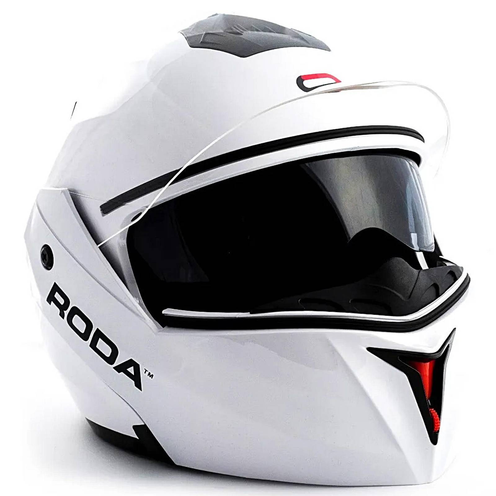Casco Roda Revenge blanco XG abatible 