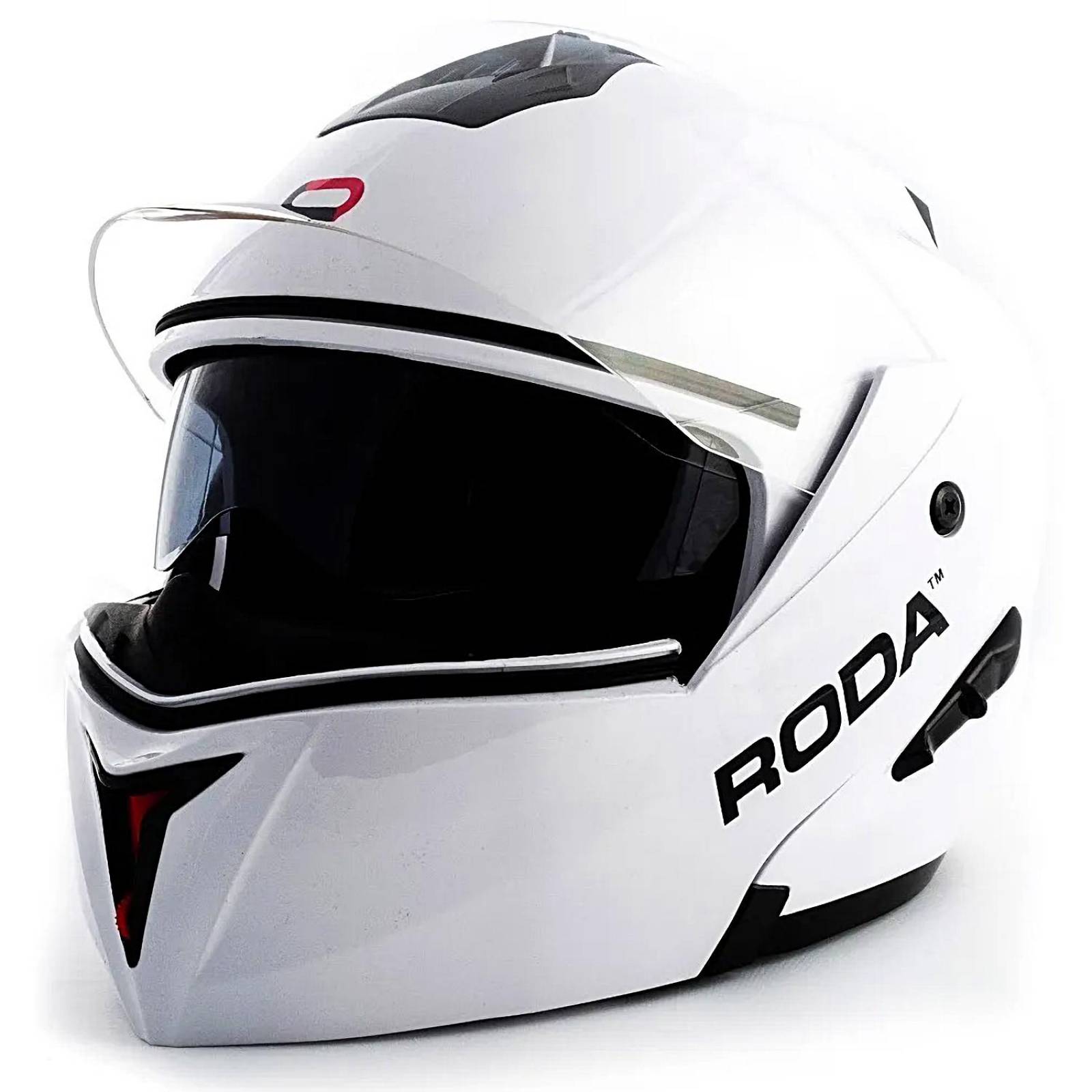 Casco Roda Revenge blanco XG abatible 
