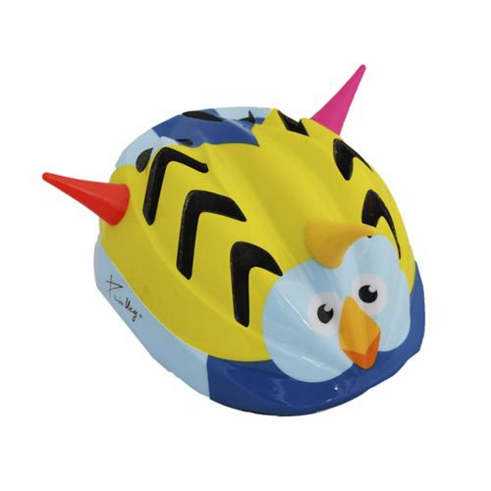 Casco Infantil De Pajaro Amarillo 