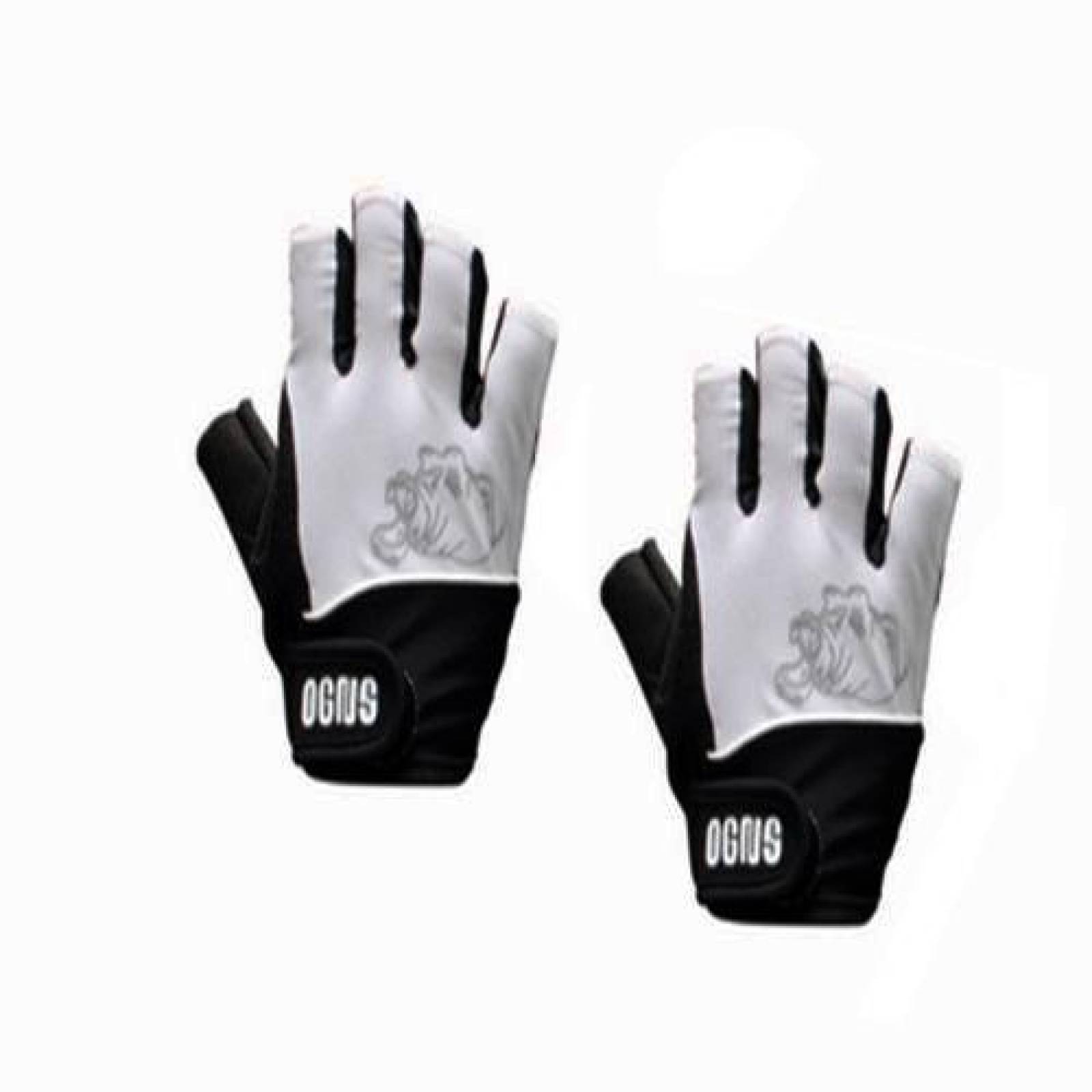 Guantes Para Ciclista A351 Negro/blanco Licra 