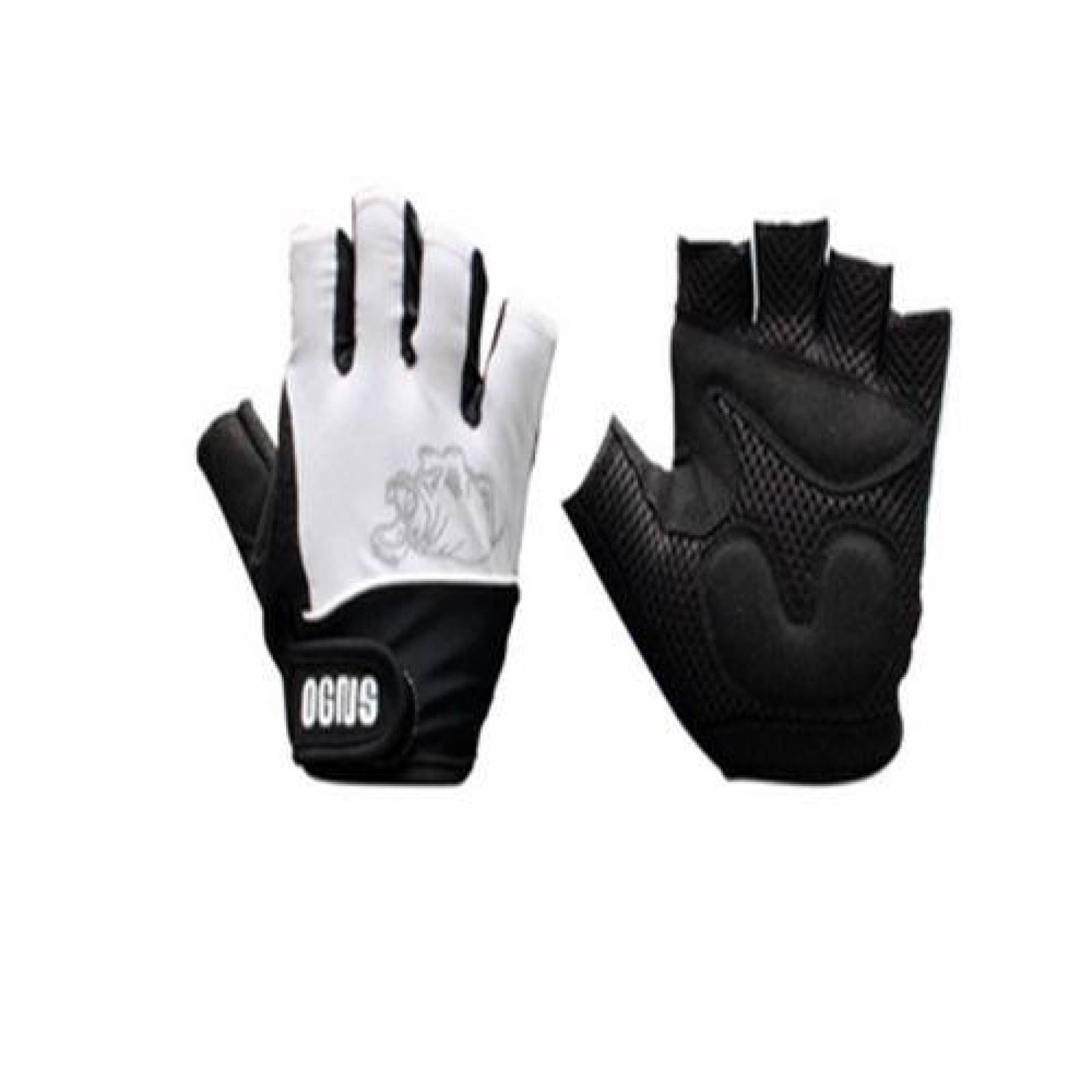 Guantes Para Ciclista A351 Negro/blanco Licra 