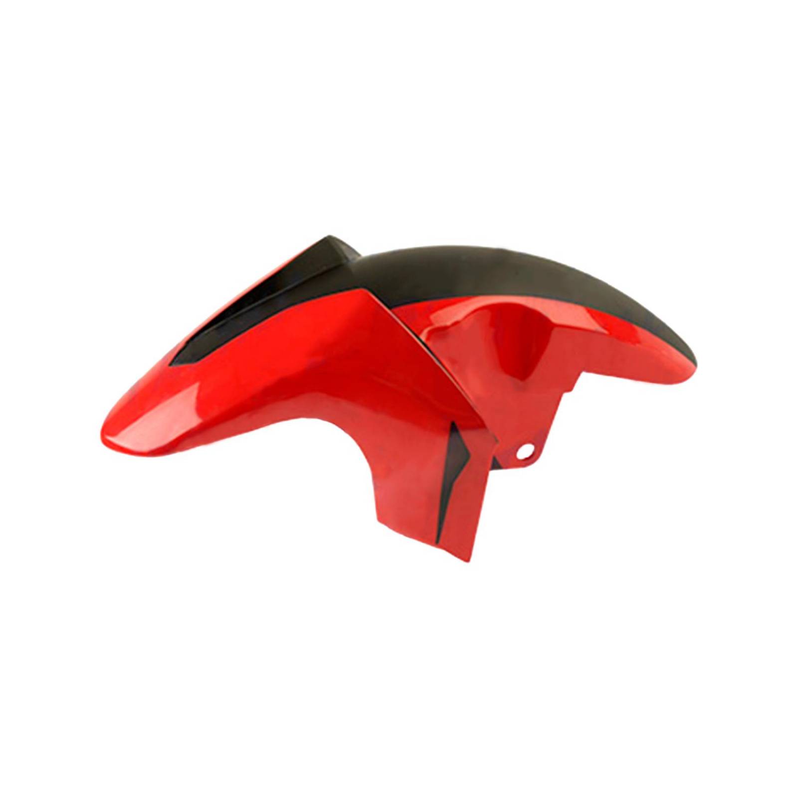 Salpicadera delantera para moto rojo negro VORTX 250 Italika 