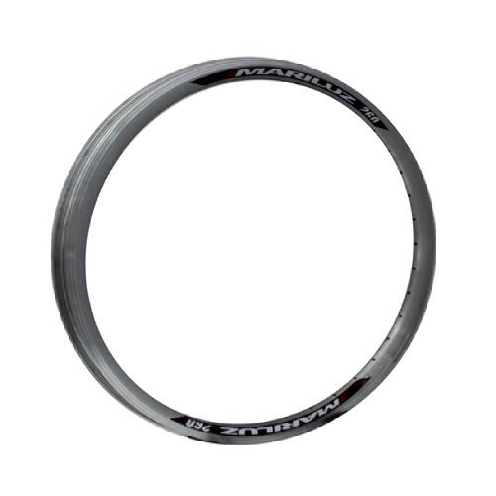 Rin Bicicleta Rodada 26 x 36 H Aluminio Aero Plata Mariluz