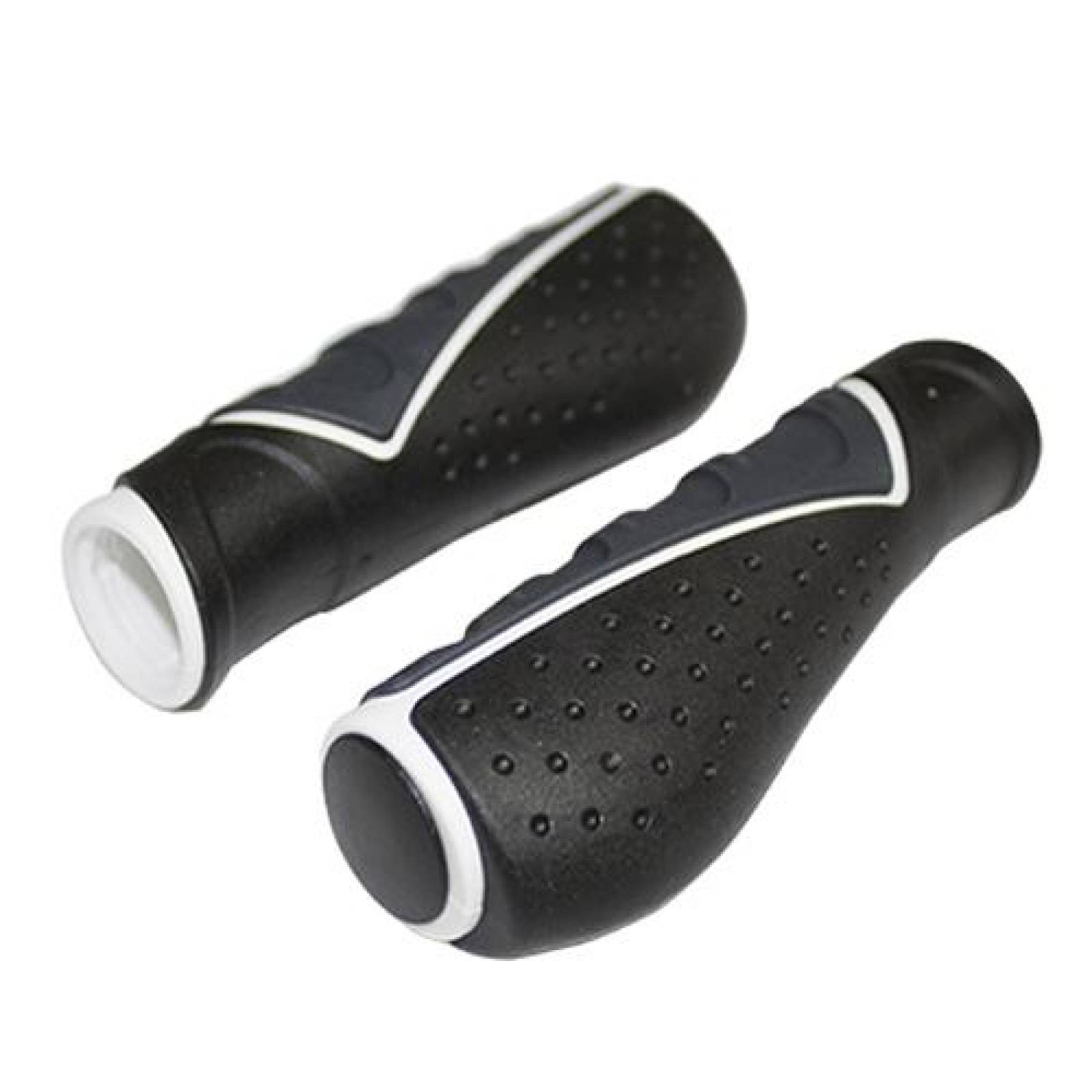 Puño Ergonomico Blanco Con Negro 130mm Velo 