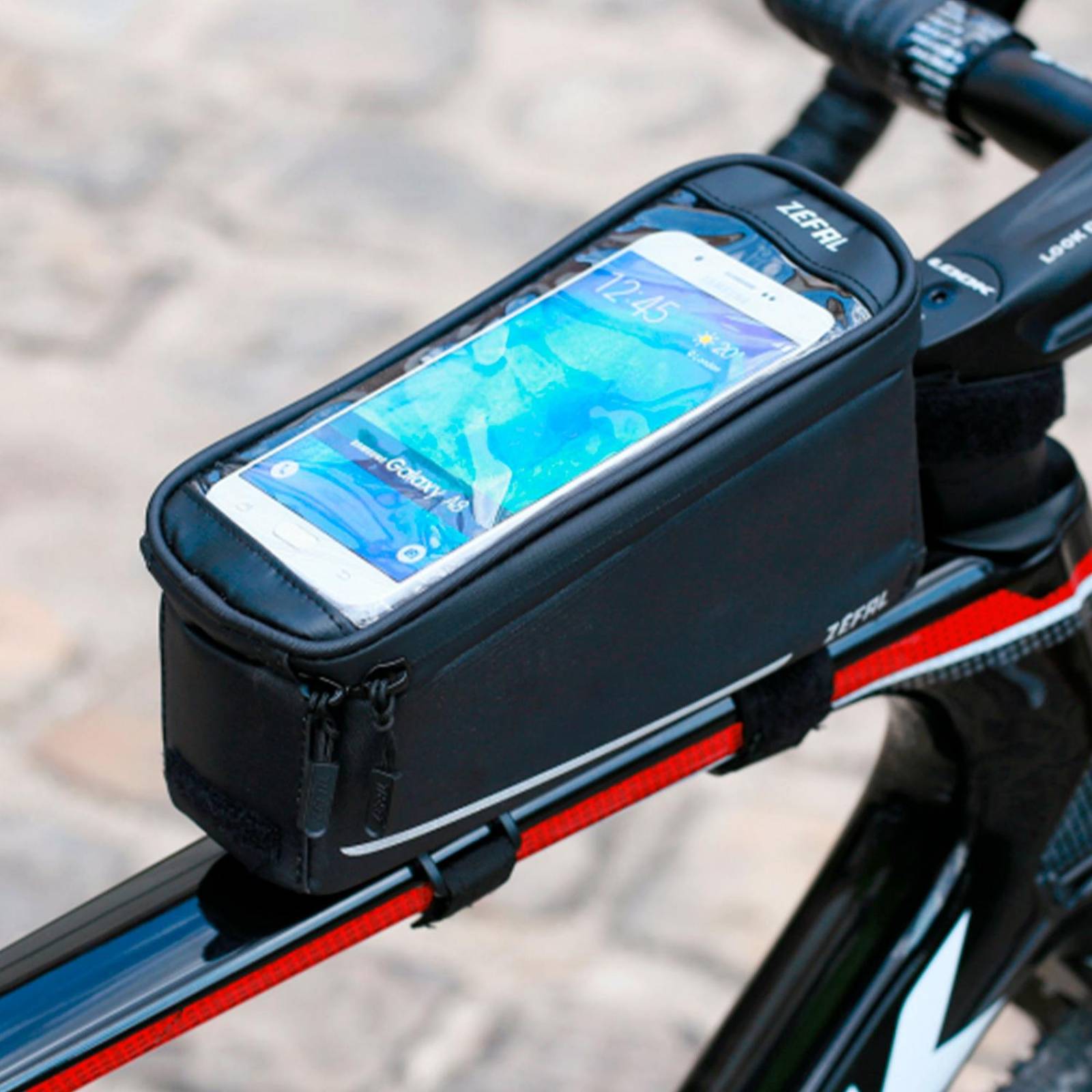 Bolsa para Bicicleta Frontal 3L con soporte para smartphone