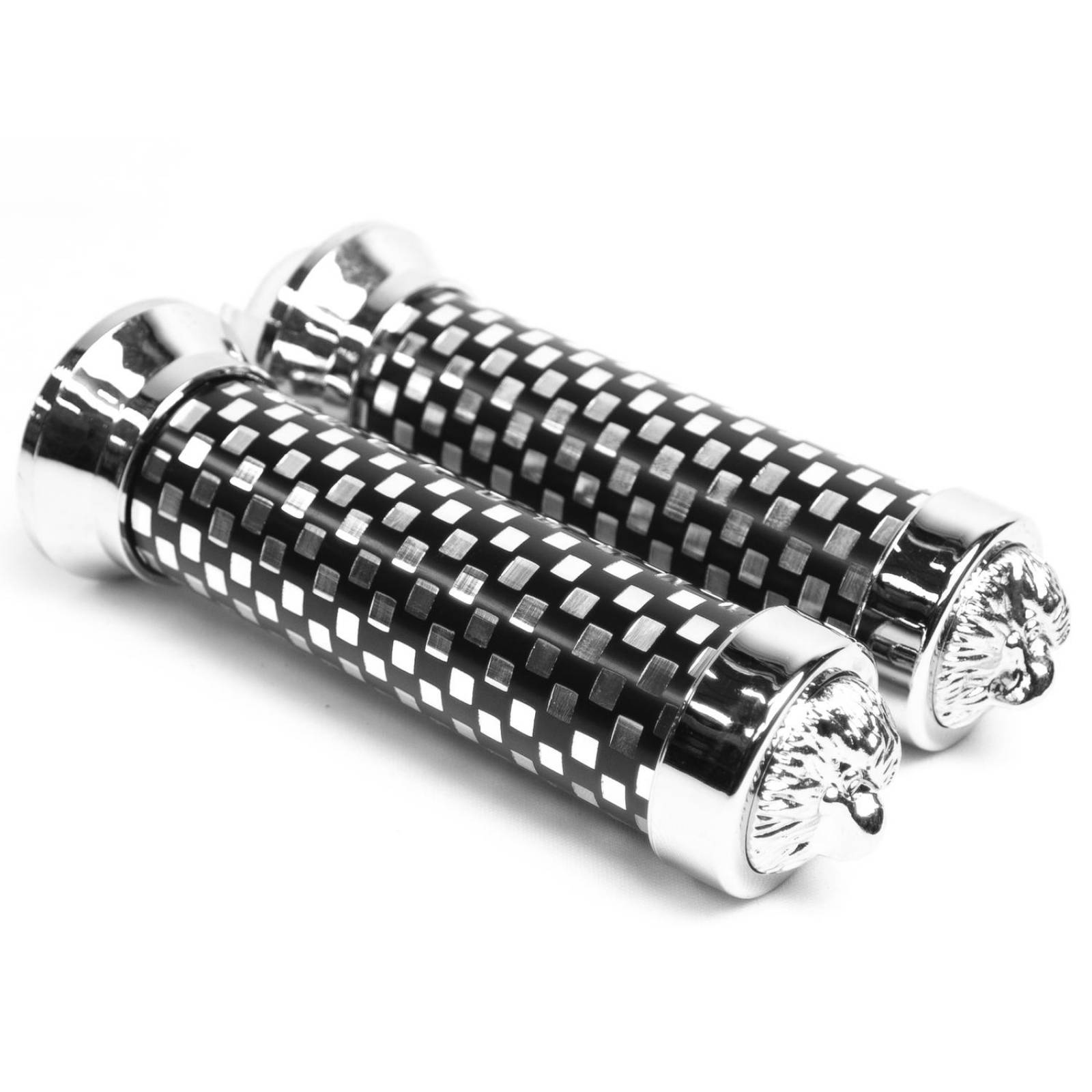 Puños Para Moto De Aluminio Square Eagle Eva 