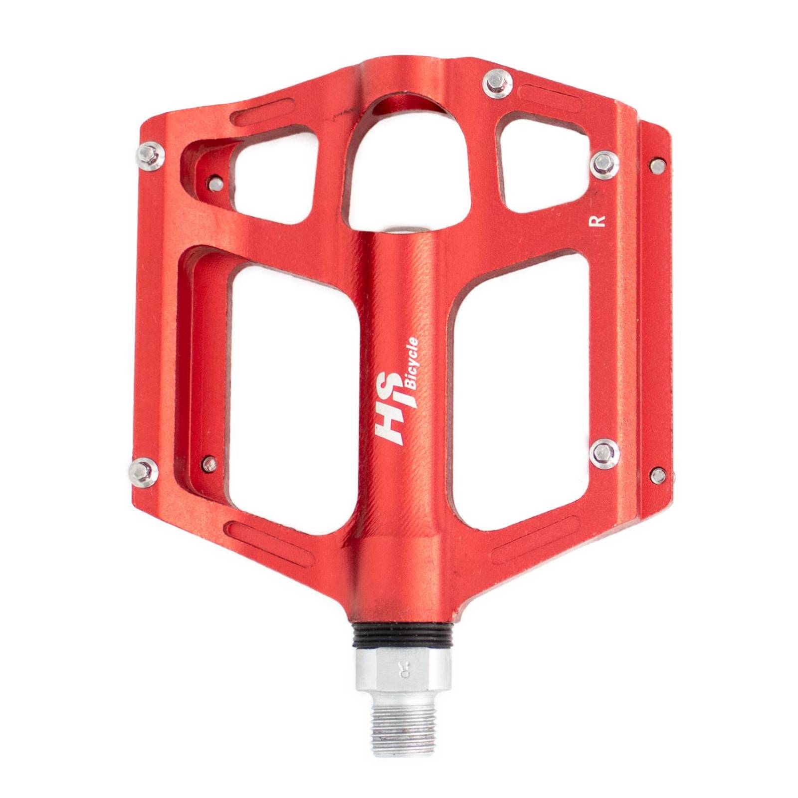 Pedales Bicicleta BMX 1/2 Aluminio Rojos ALNC-1002 Mariluz 