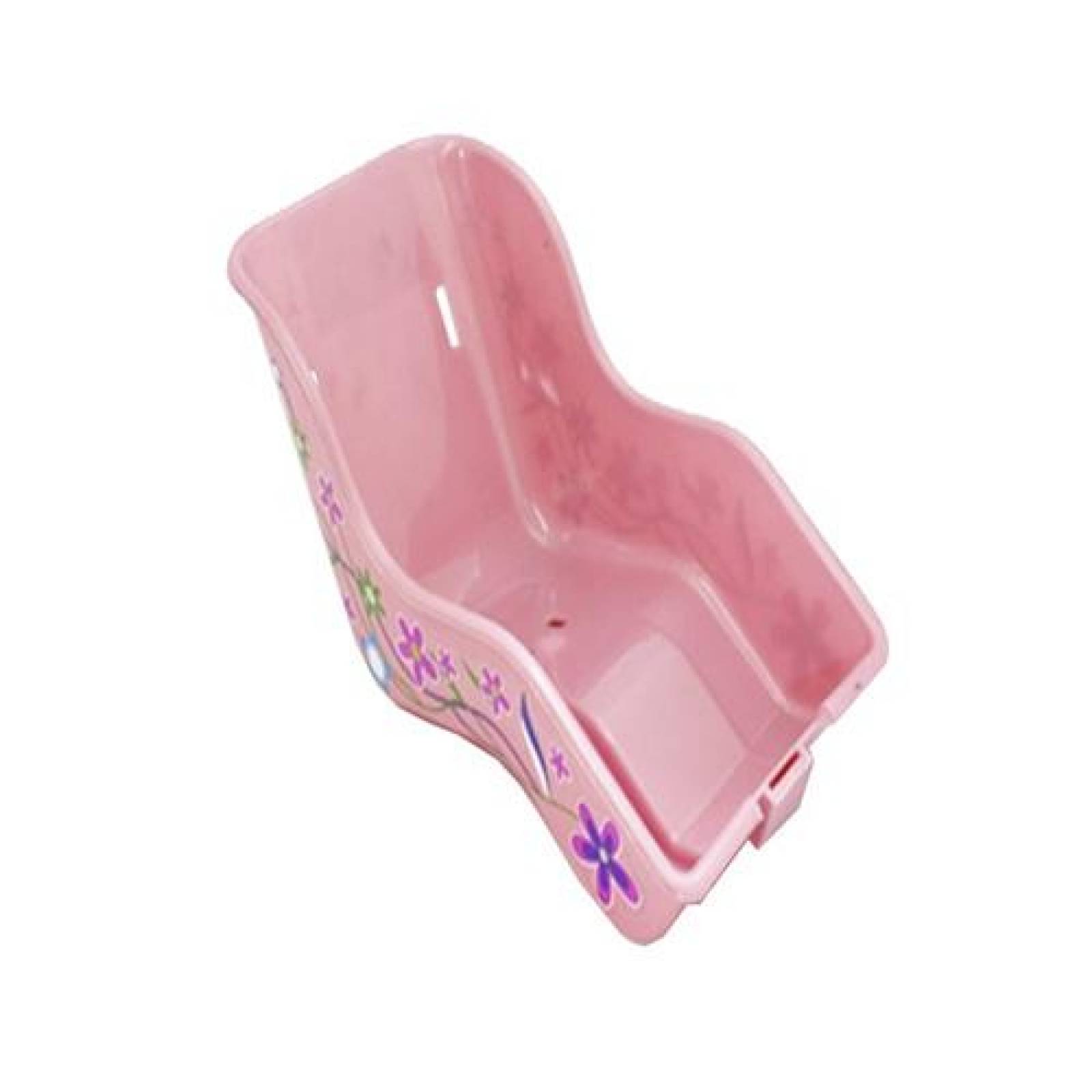 Silla Porta Muñeca Bicicleta Niña Juguete Rosa 