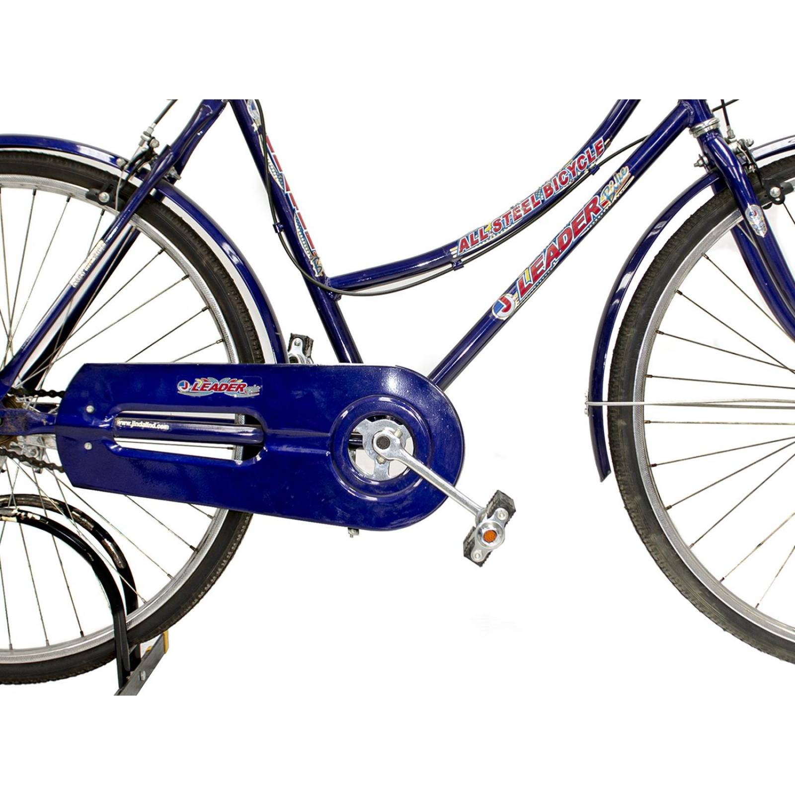 Bicicleta Rodada 26 x 1 3/8 Turismo Azul Paseo Leader 