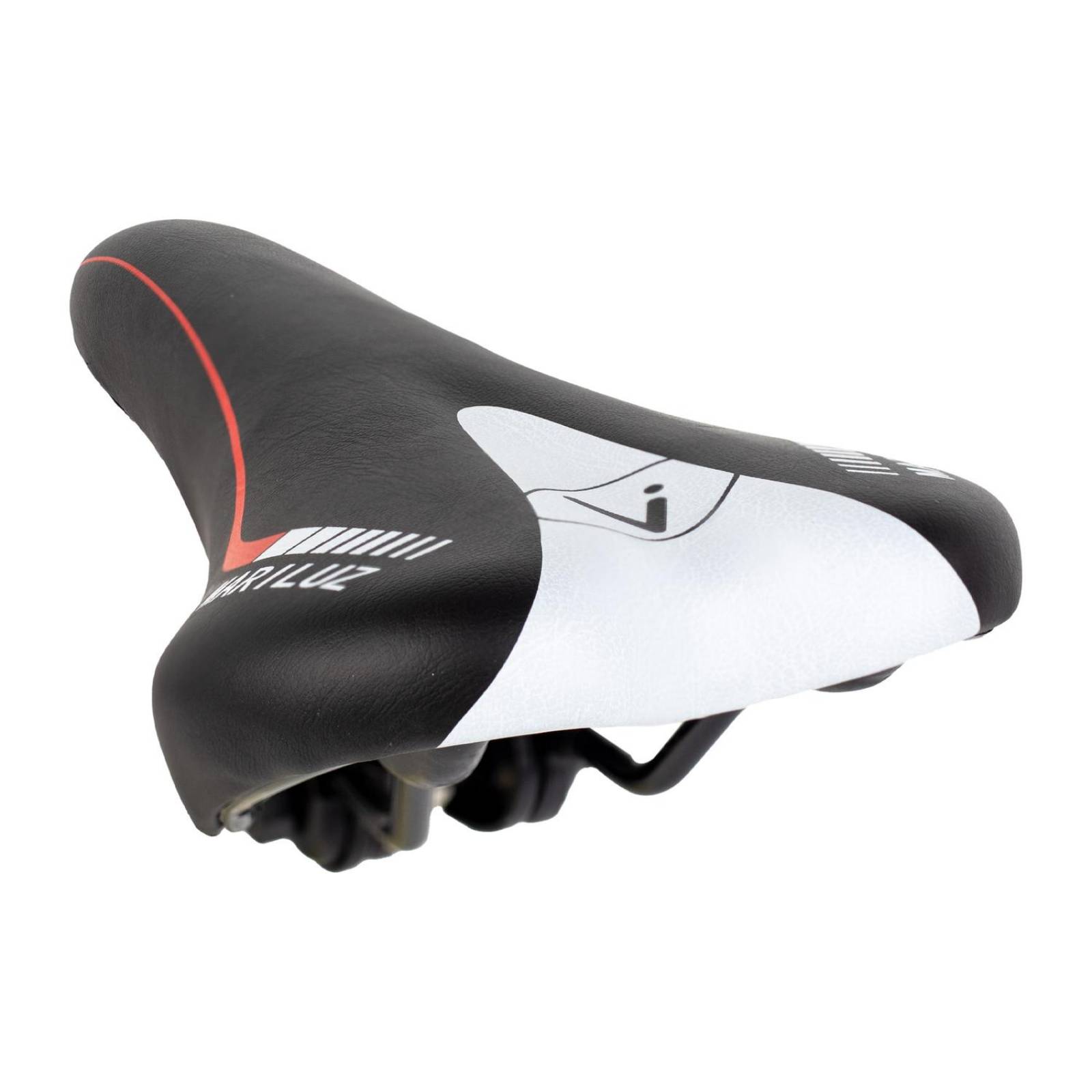 Asiento para Bicicleta MTB WL-5100B-8 Blanco Rojo Vealen 