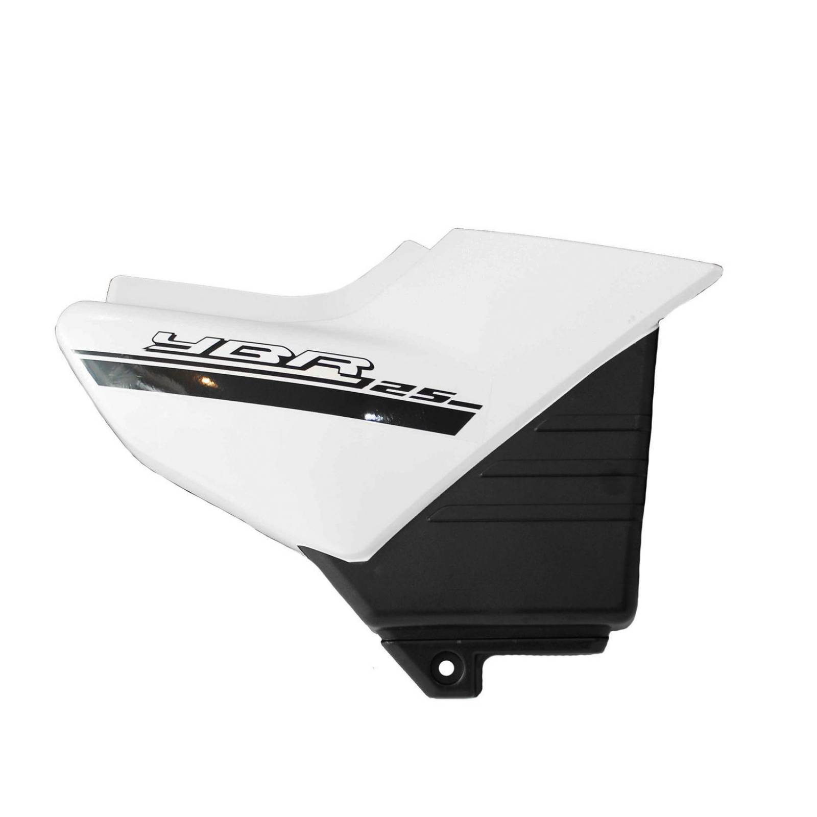 Cubierta Tapa Lateral Derecha Para Moto YBR 125c Blanca 