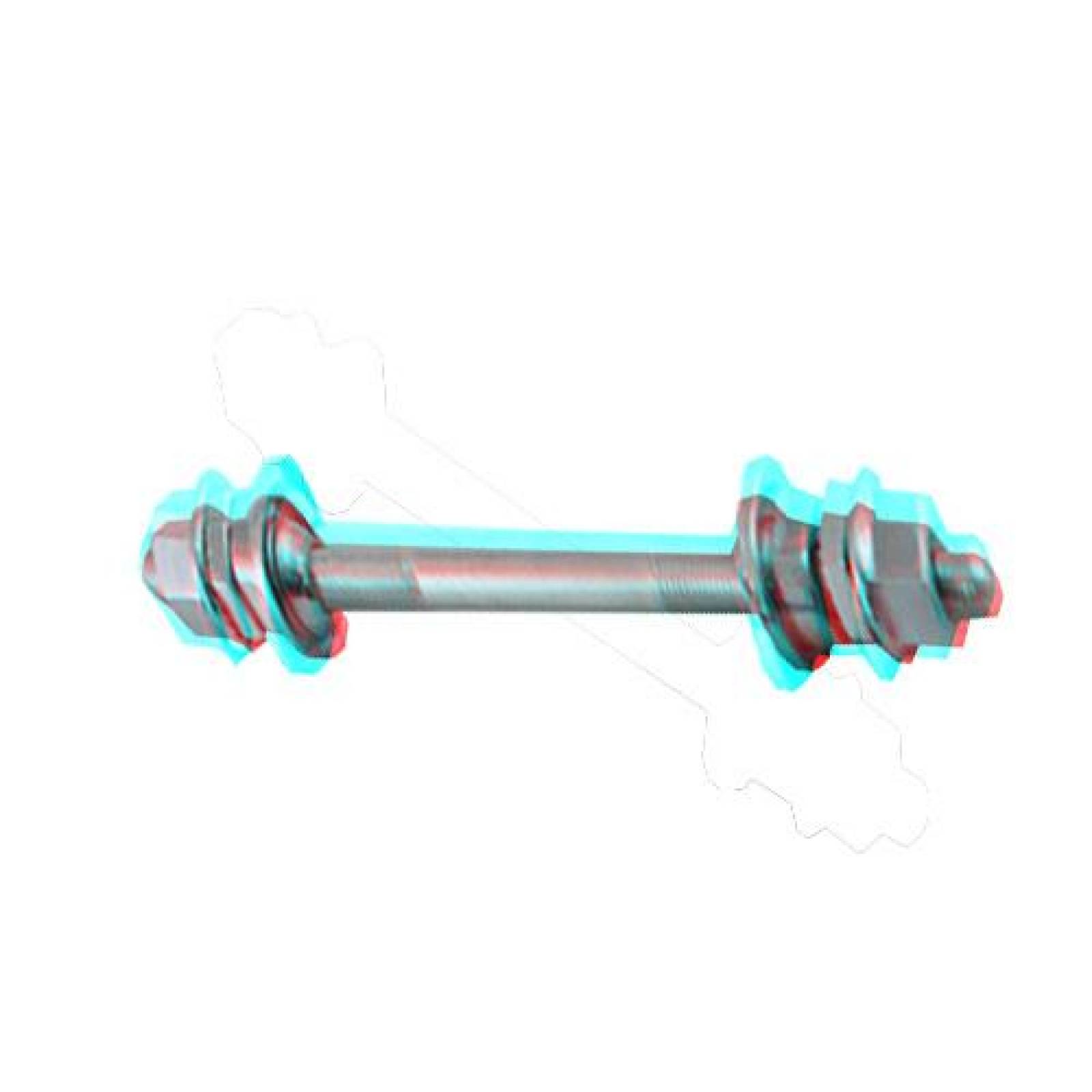 Eje Delantero para Bicicleta 5/16x140mm Delgado Mariluz 